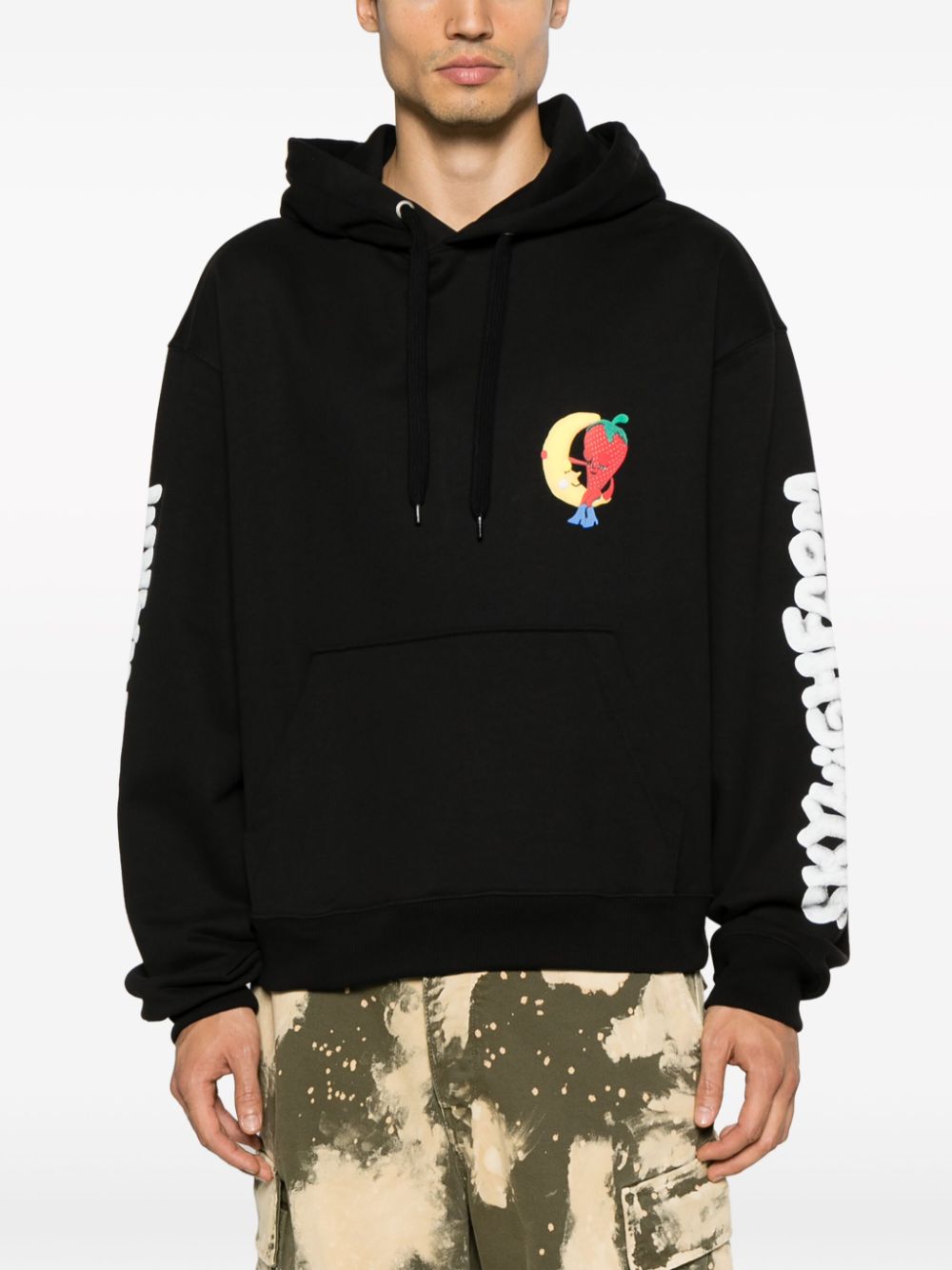 SKY HIGH FARM Eco-Friendly Logo Print Hoodie