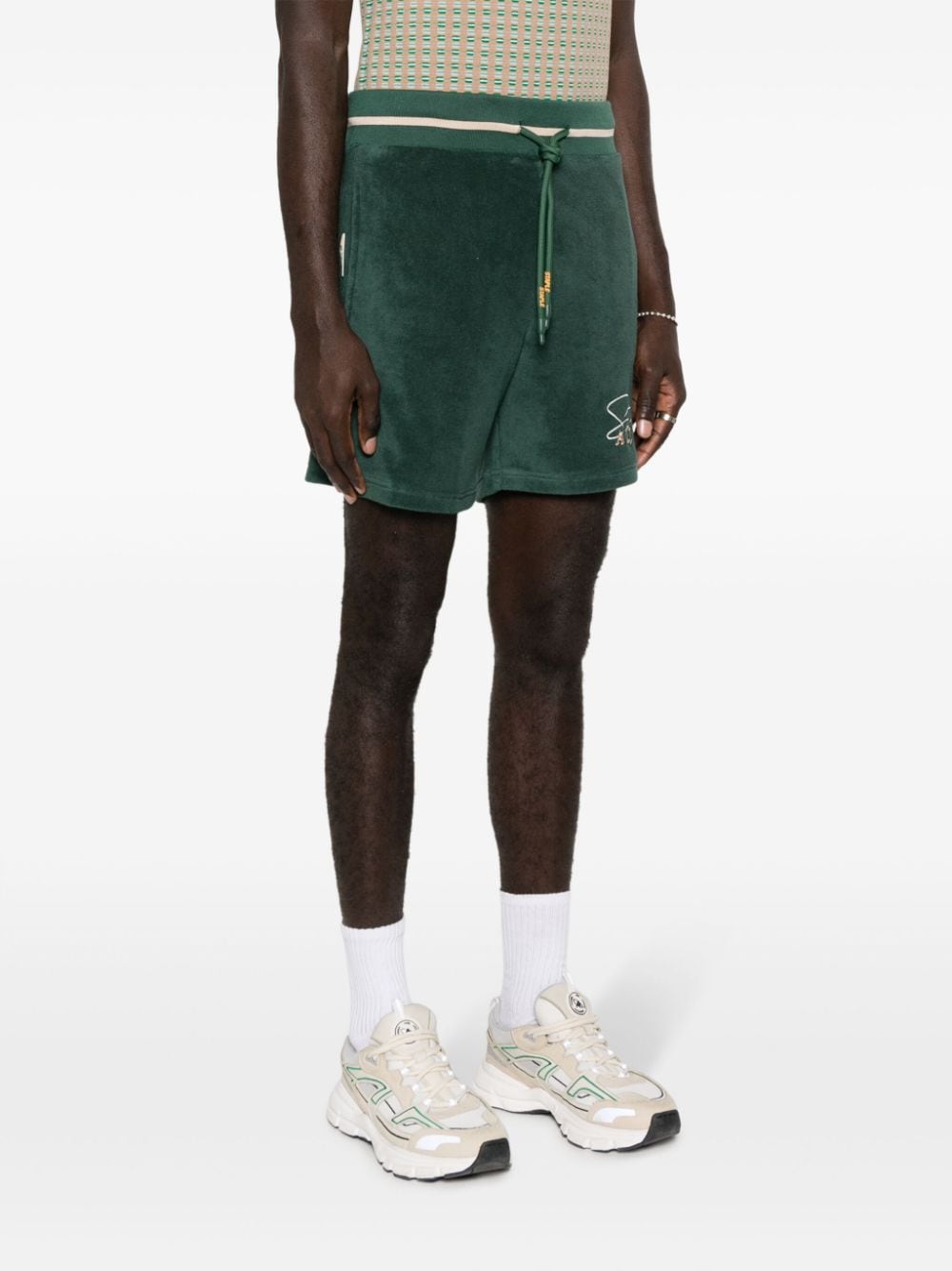 AUTRY Men's Cotton Blend Track Shorts