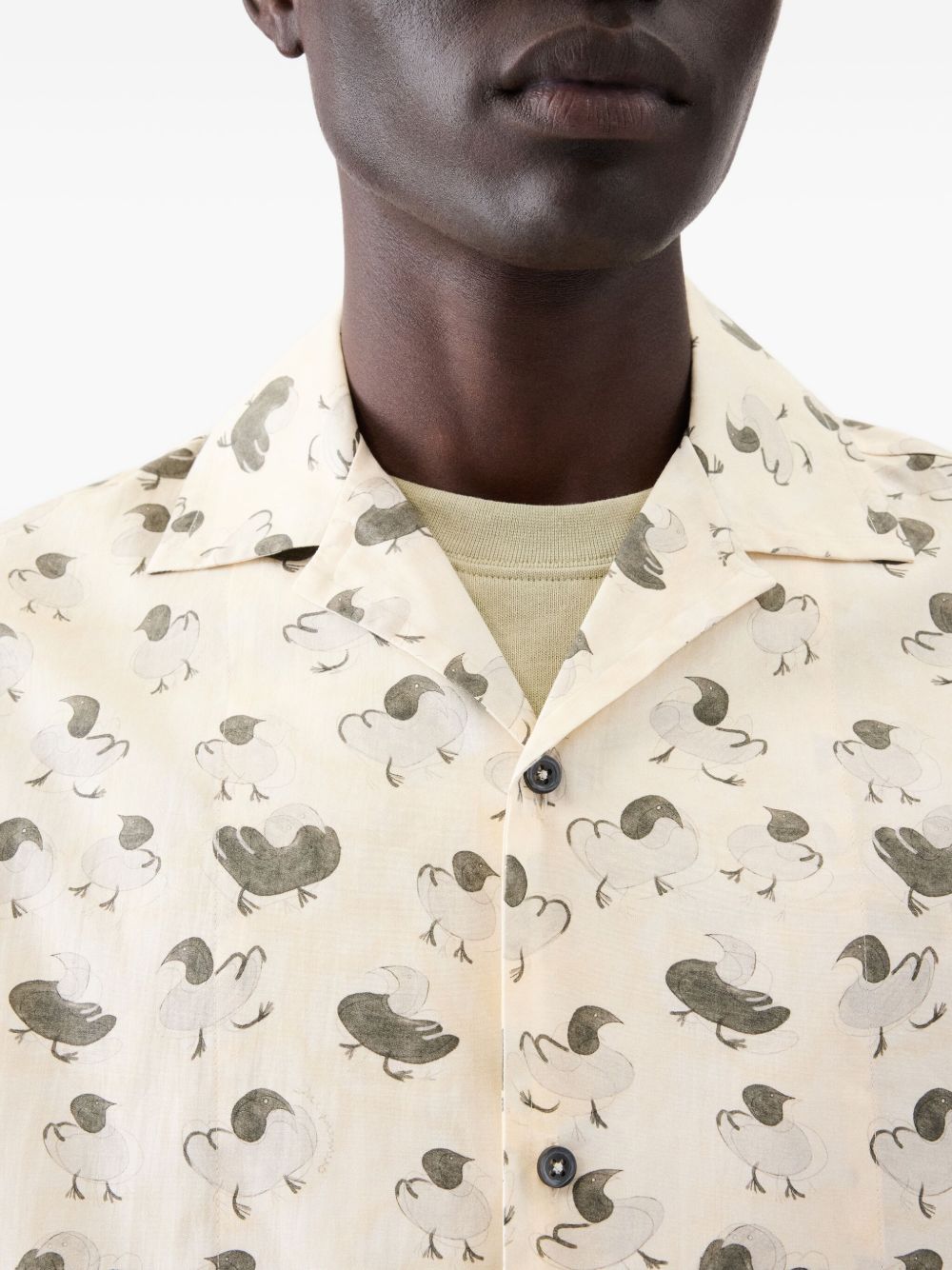 JACQUEMUS Relaxed Fit Floral Print Button-Up Shirt