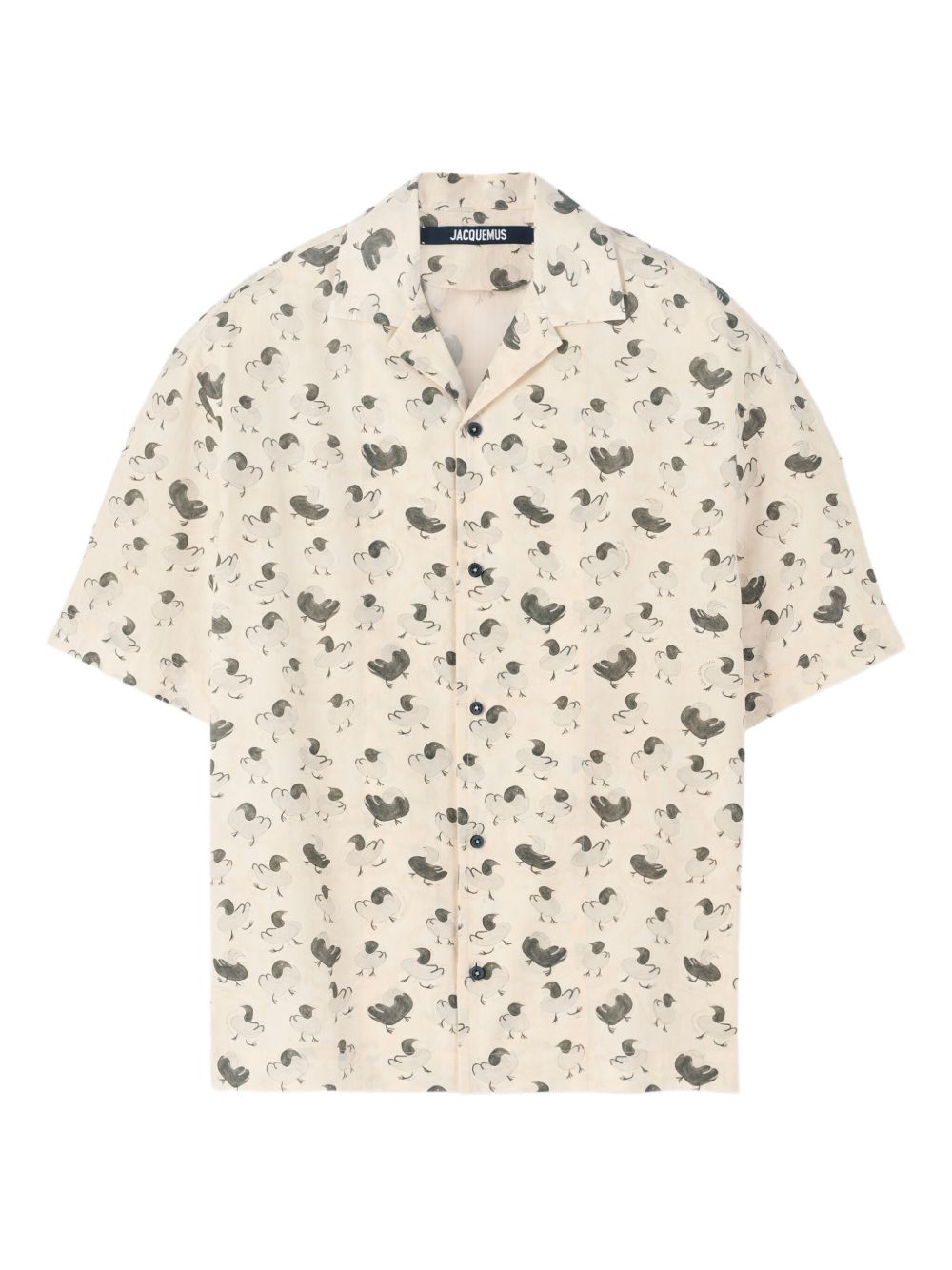 JACQUEMUS Floral-Print Short Sleeve Shirt