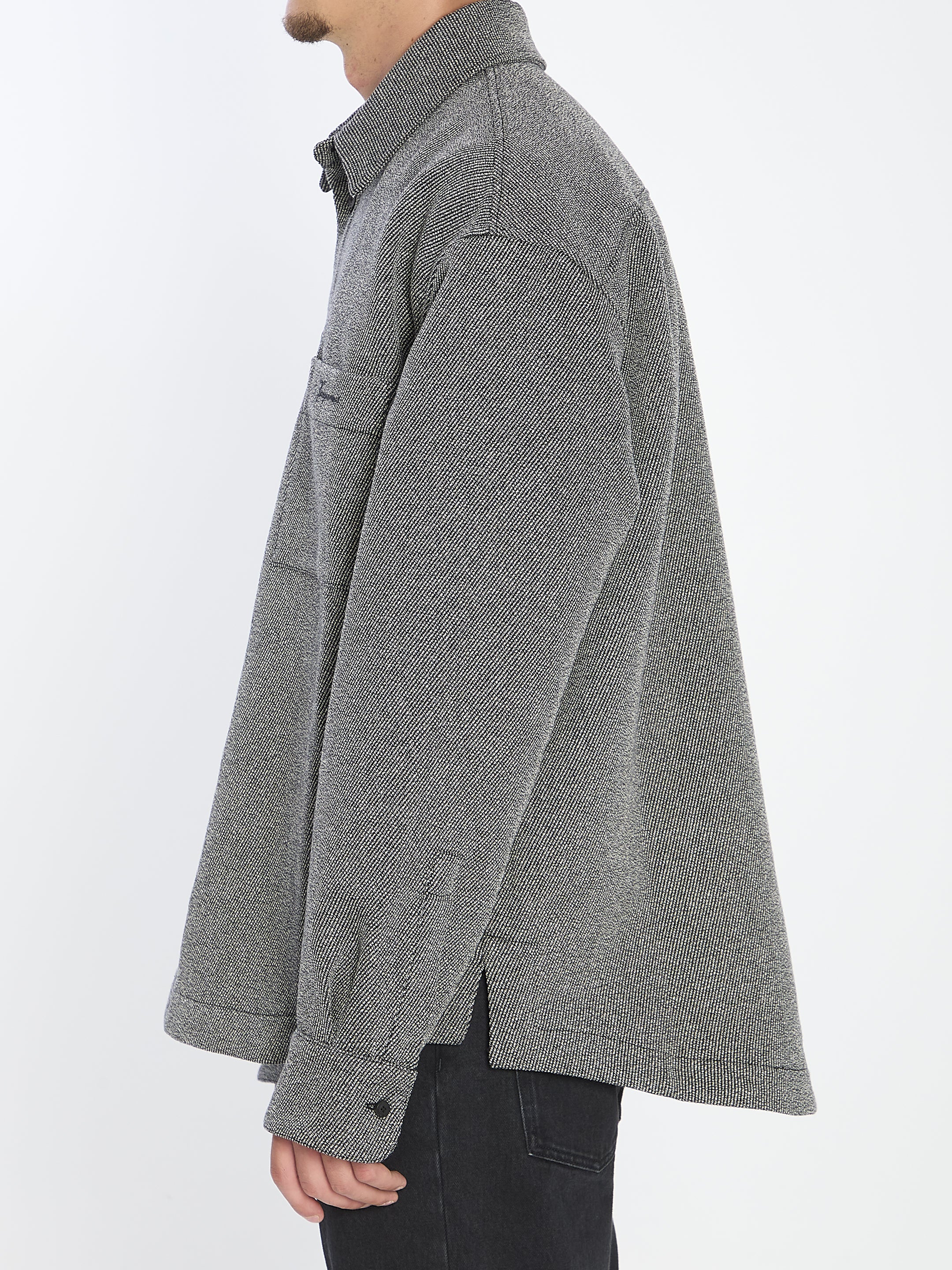 JACQUEMUS Oversized Wool Blend Shirt - Size 52