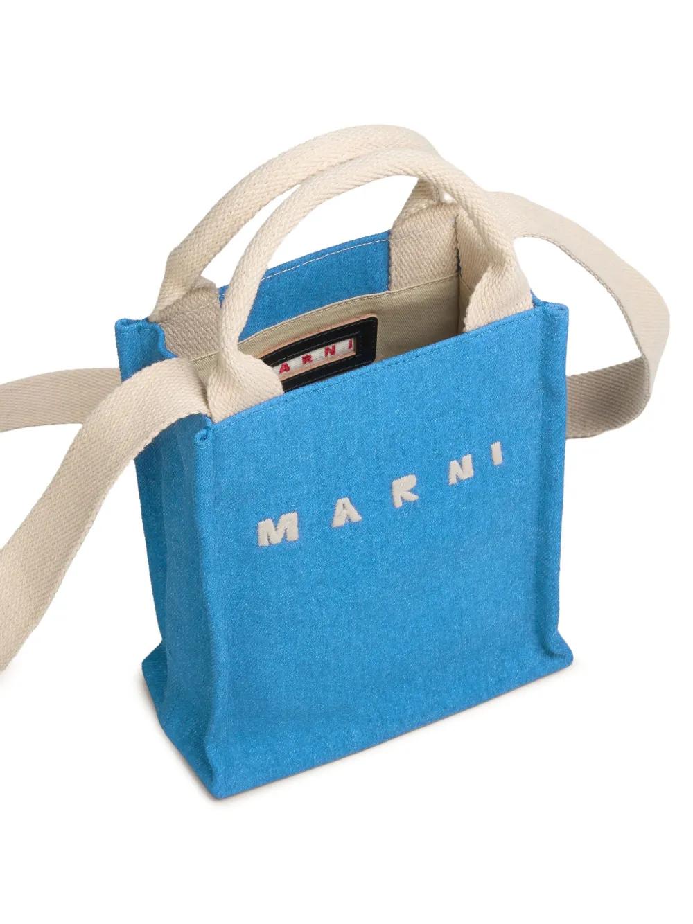 MARNI Mini Denim Tote Handbag