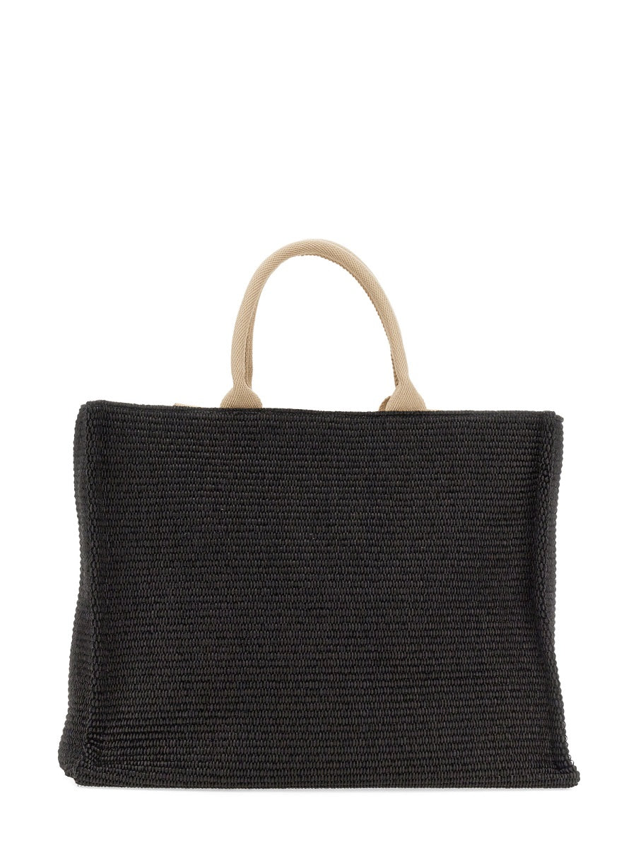 MARNI Large Rafia Tote Handbag