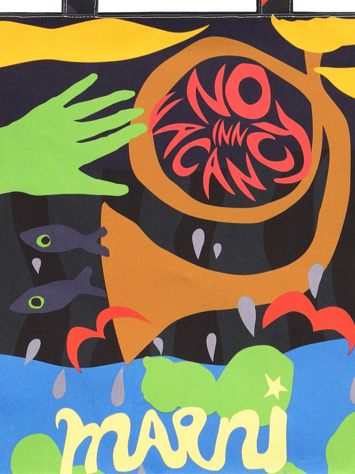 MARNI Logo Tote Handbag 40x27x1 CM