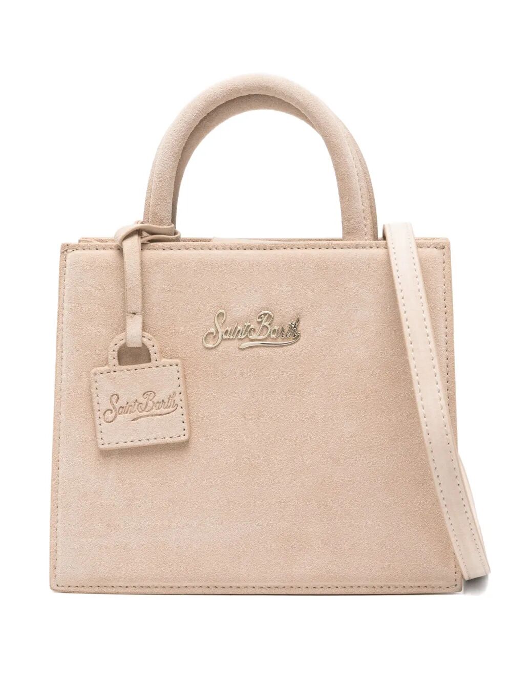 MC2 SAINT BARTH Luxurious Suede Mini Handbag
