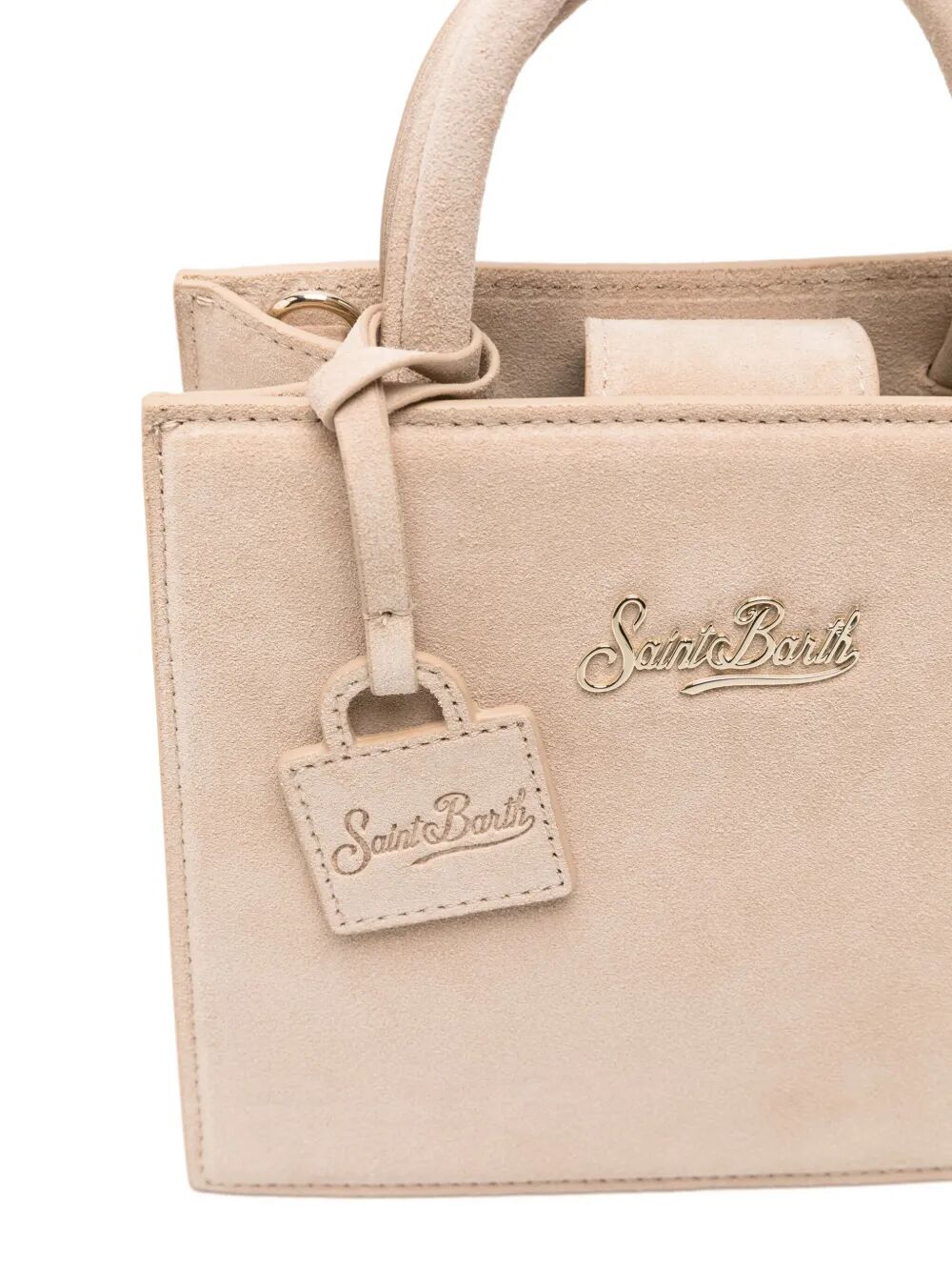MC2 SAINT BARTH Luxurious Suede Mini Handbag