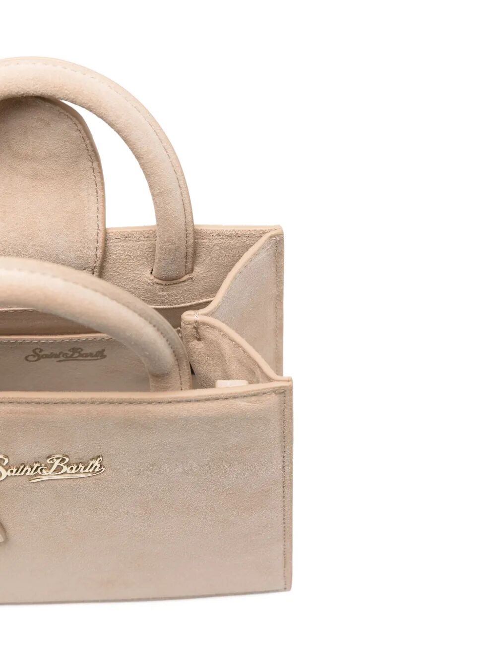MC2 SAINT BARTH Luxurious Suede Mini Handbag