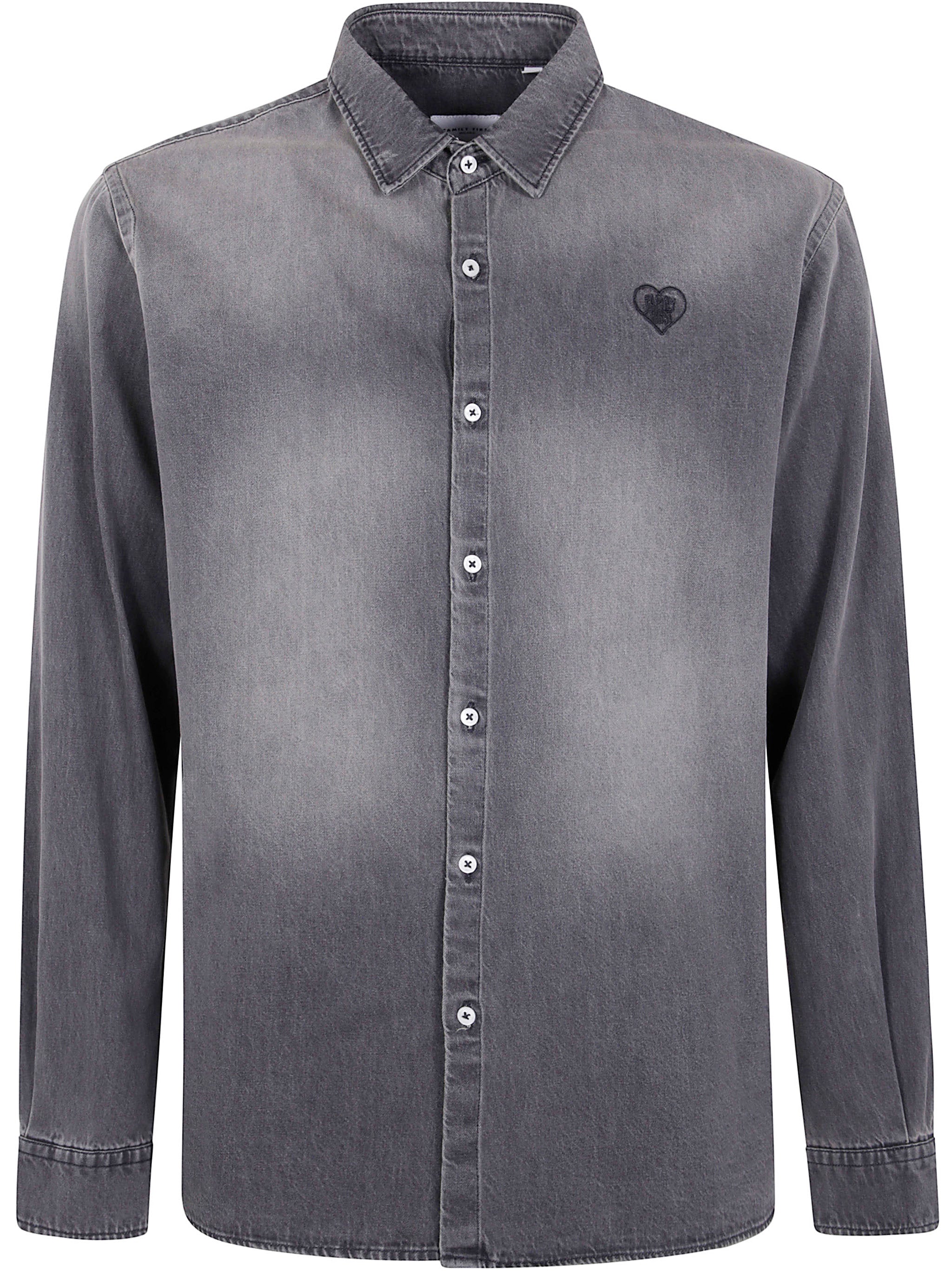 FAMILY FIRST Classic Denim Shirt for Men - FW25 Collection