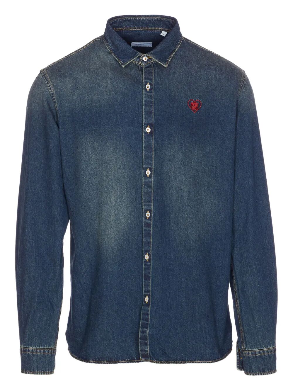 FAMILY FIRST Classic Denim Shirt for Men - Fall 2025 Edition