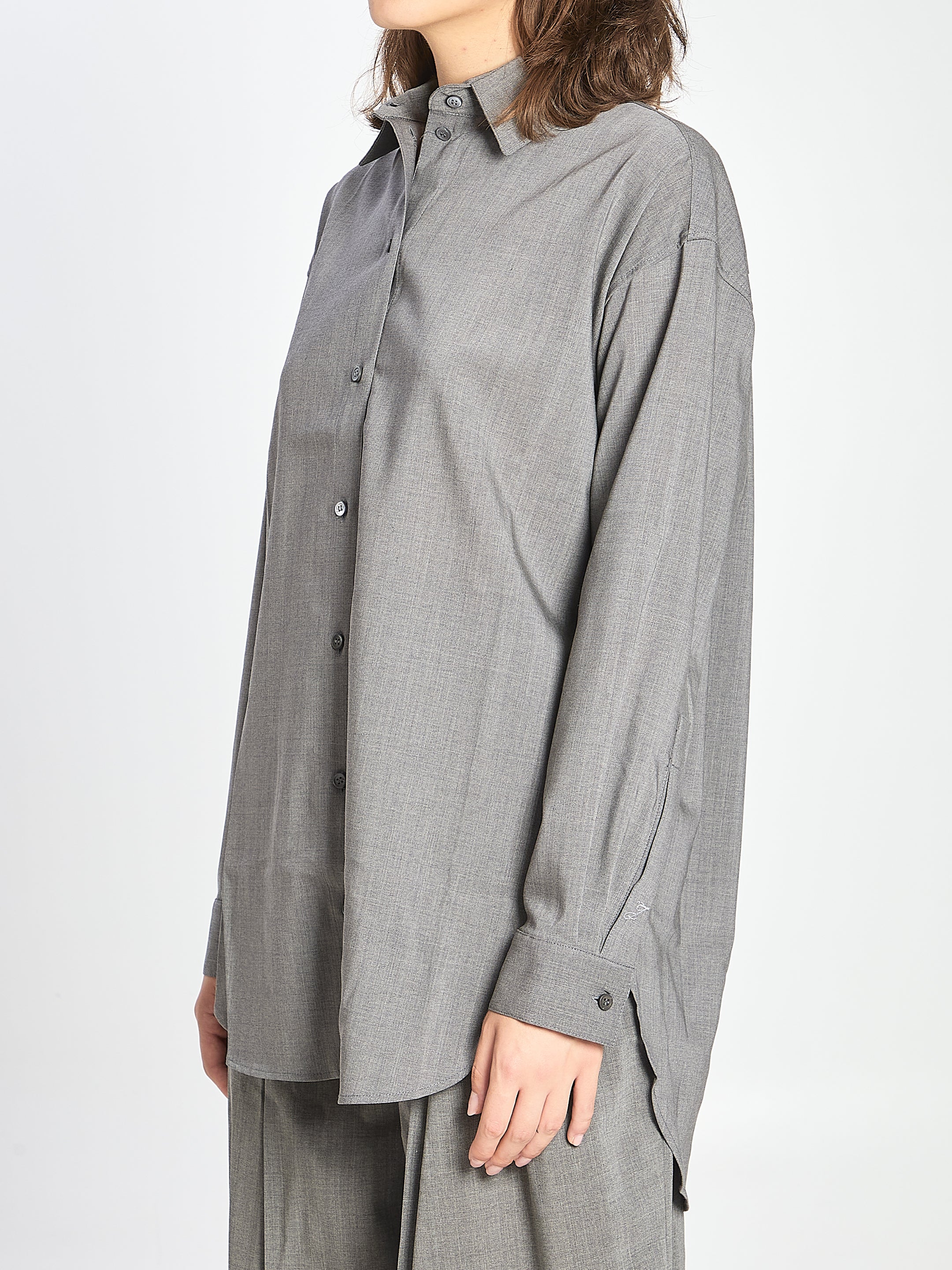 JACQUEMUS Long Sleeve Relaxed Fit Shirt - Size 34 FR