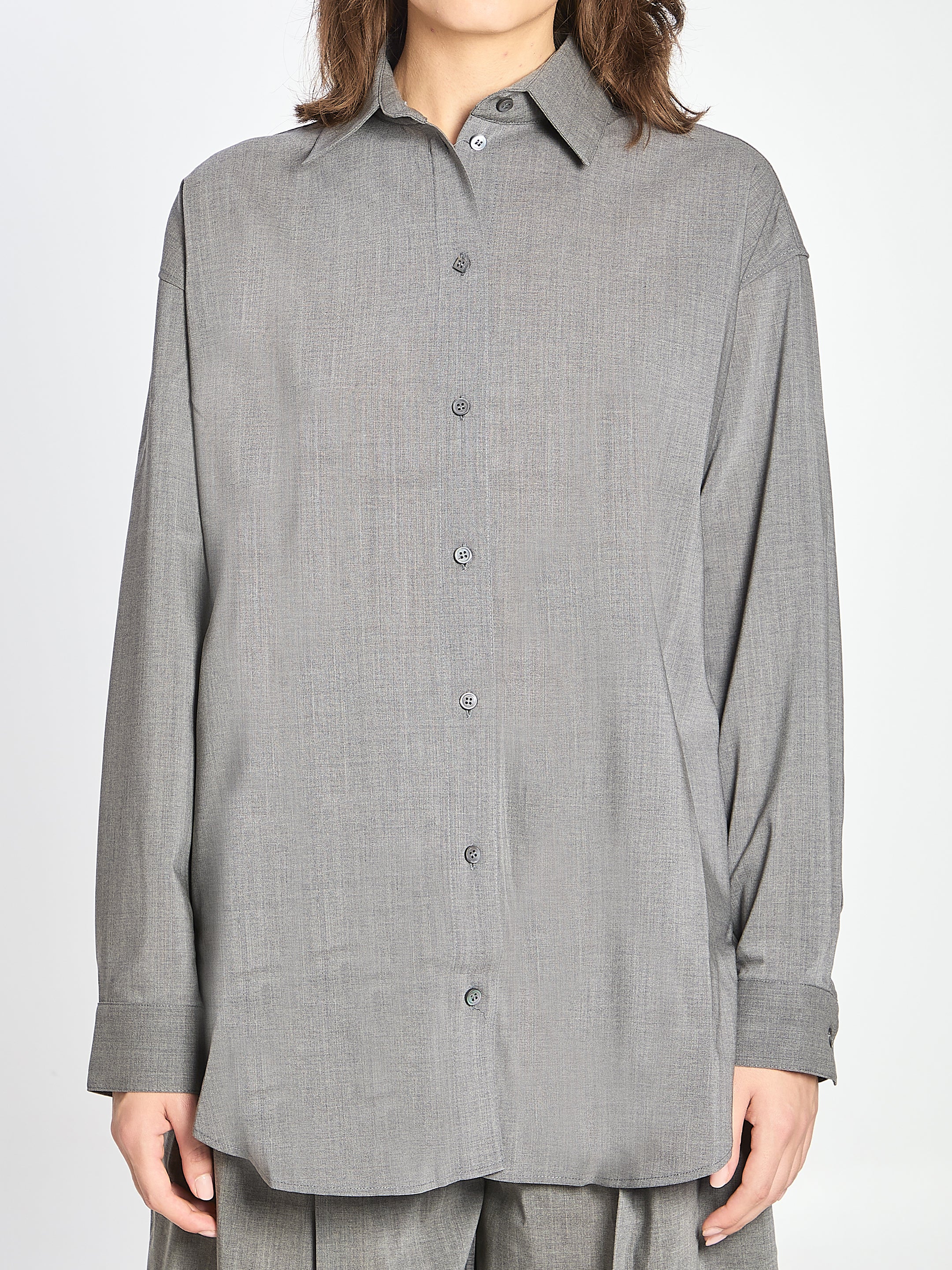 JACQUEMUS Long Sleeve Relaxed Fit Shirt - Size 34 FR