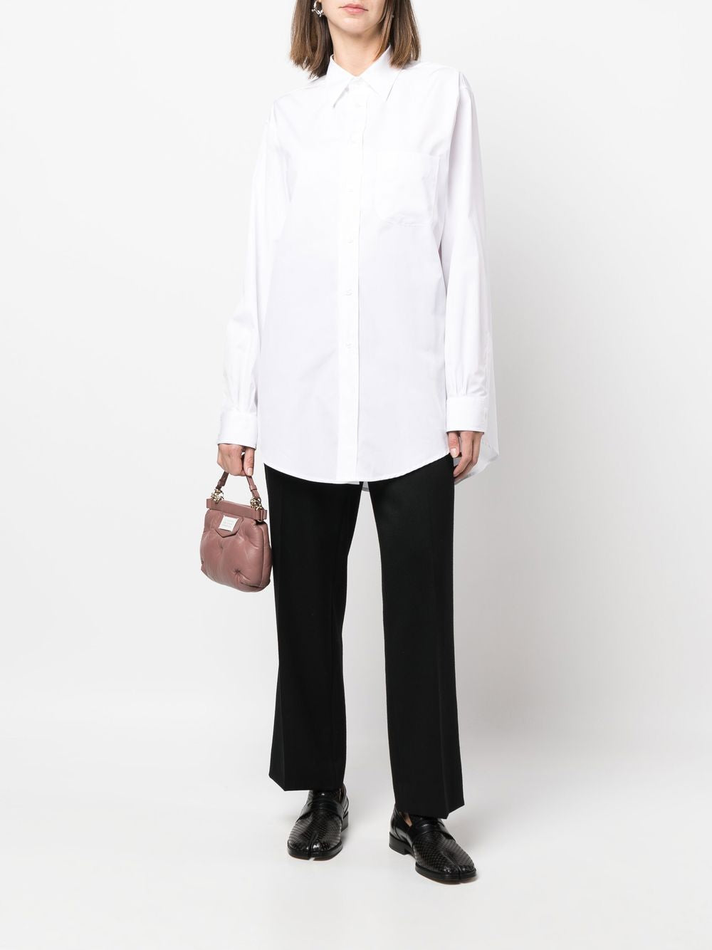MAISON MARGIELA Classic Poplin Shirt for Women - FW24 Collection