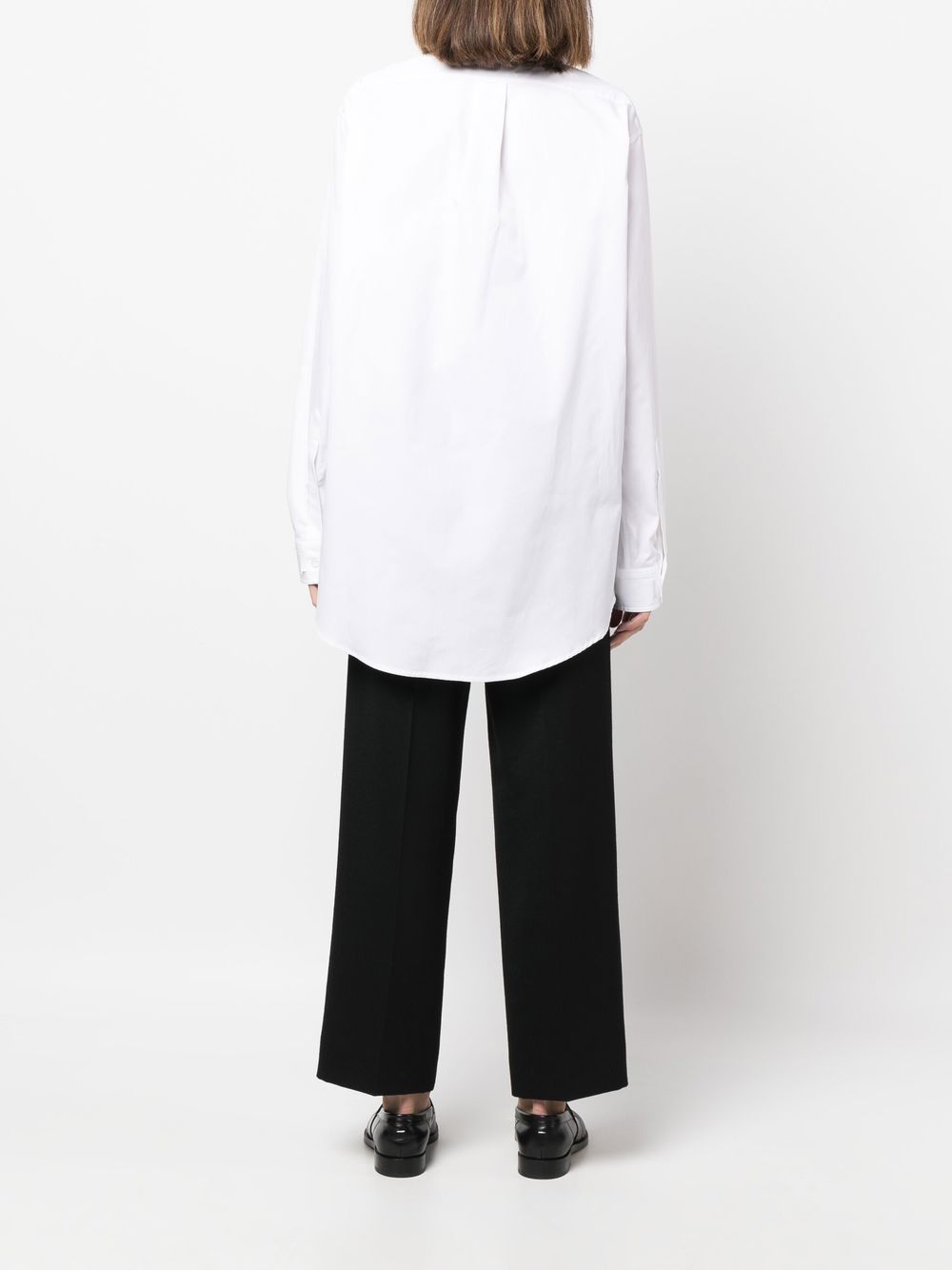 MAISON MARGIELA Long Cotton Poplin Shirt