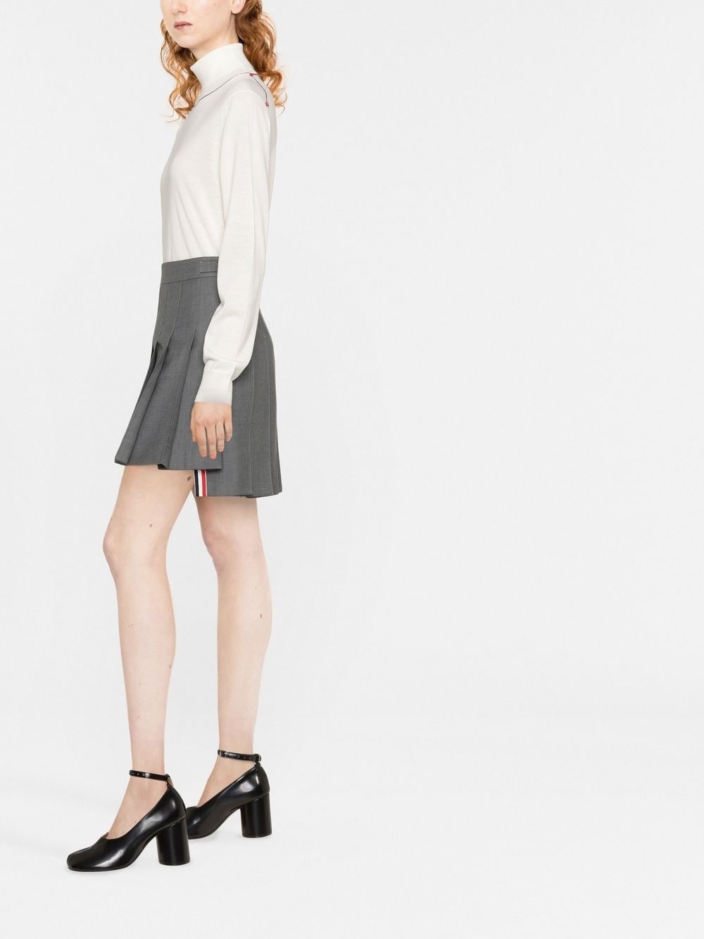 MAISON MARGIELA Ribbed Turtleneck Wool Sweater for Women