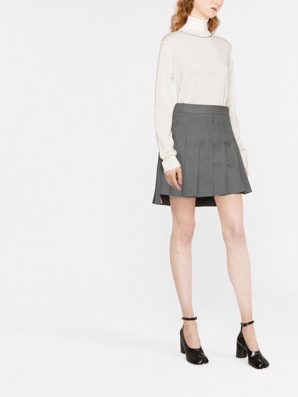 MAISON MARGIELA Ribbed Turtleneck Wool Sweater for Women