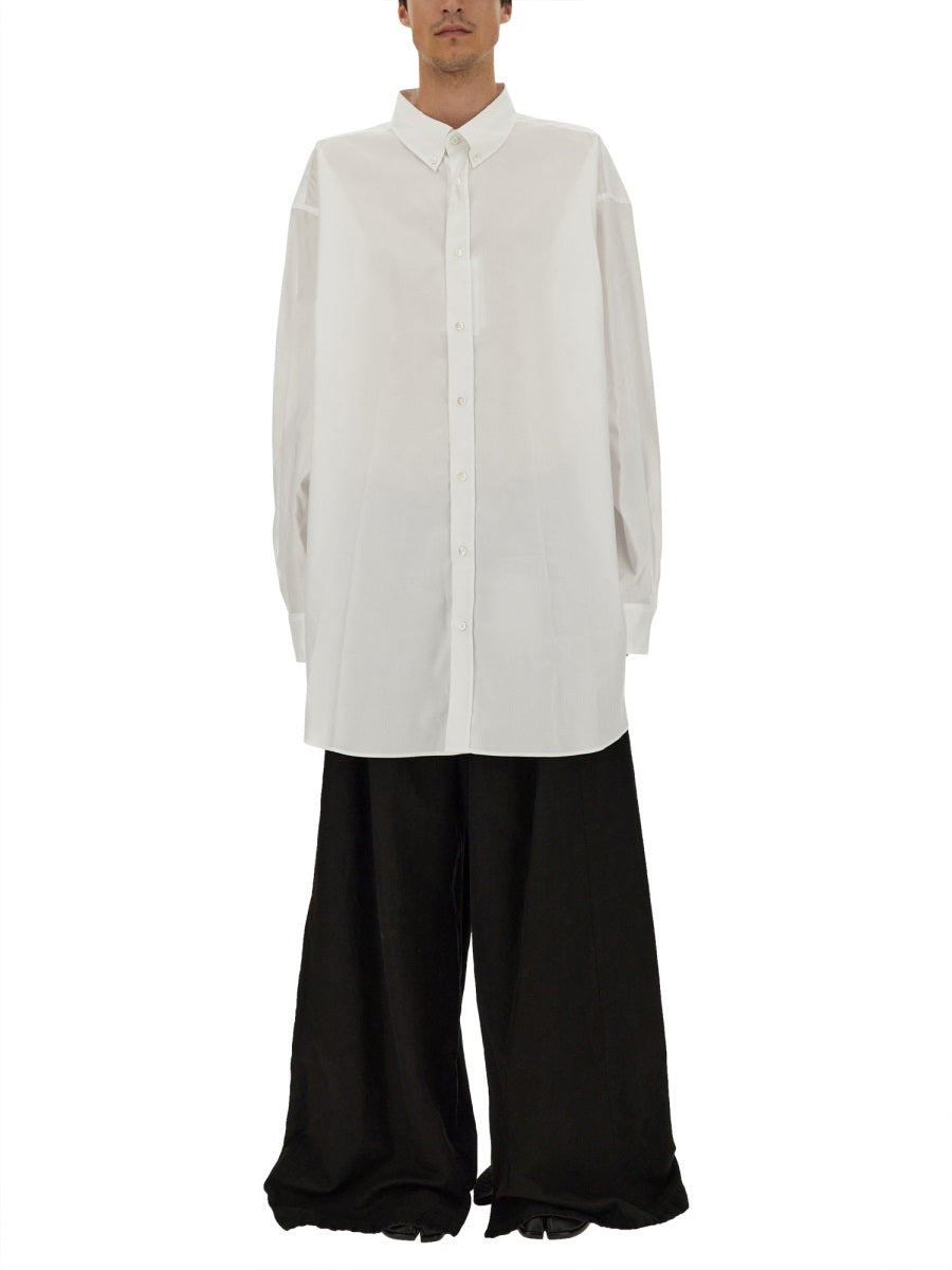 MAISON MARGIELA Classic Oxford Shirt with Buttondown Collar