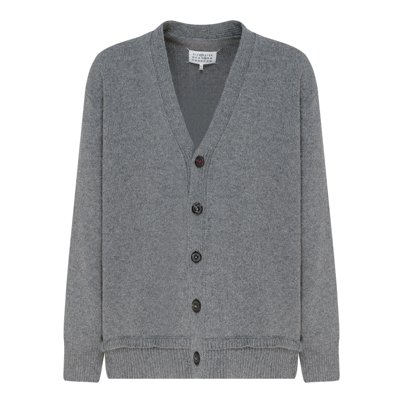 MAISON MARGIELA Medium Grey Wool Sweater for Men