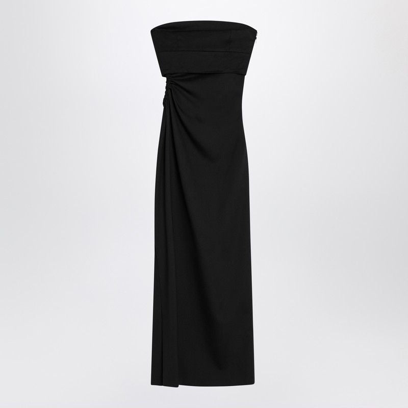 MAX MARA Elegant Bustier Dress in Wool Blend