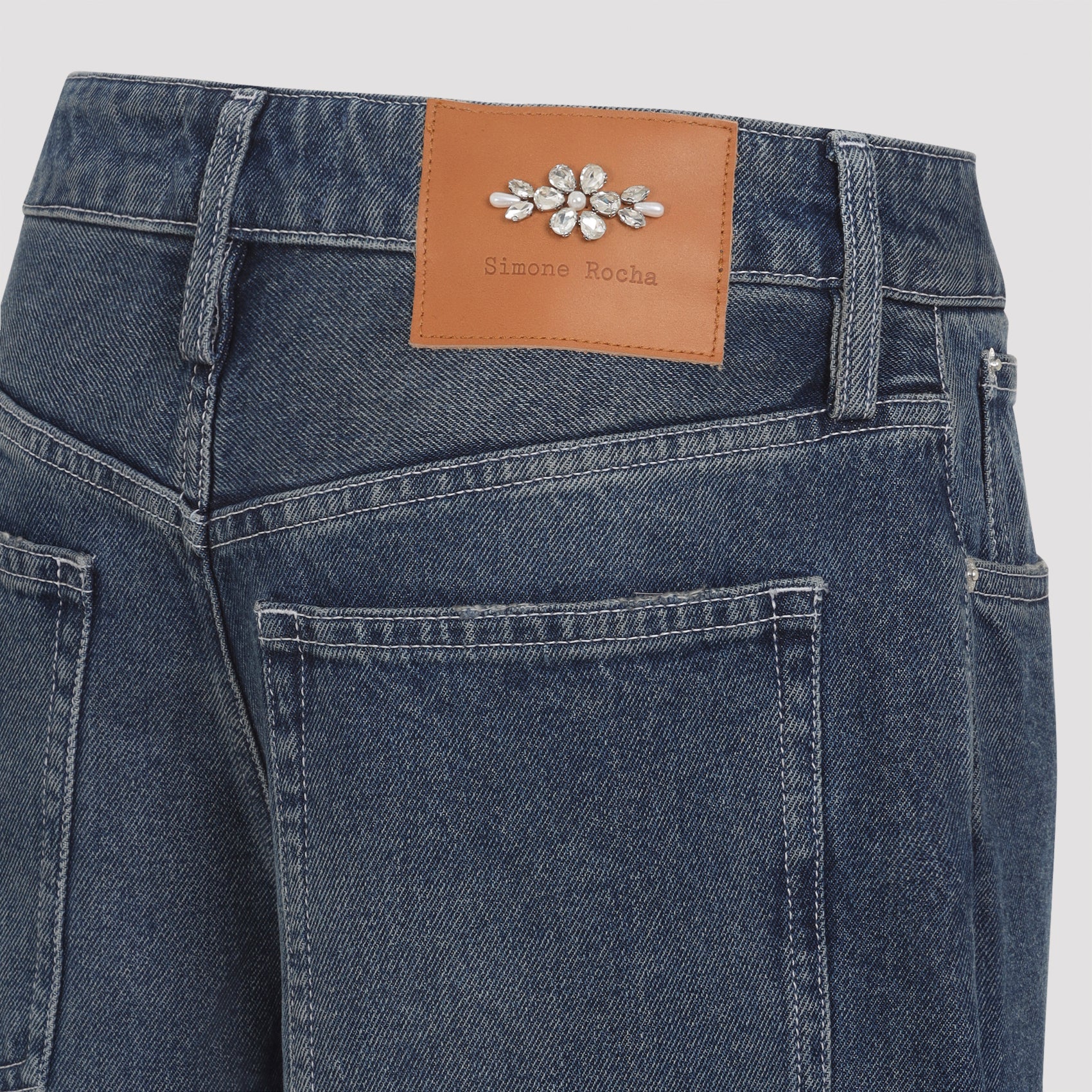 SIMONE ROCHA Distressed Jeans for Women - FW25