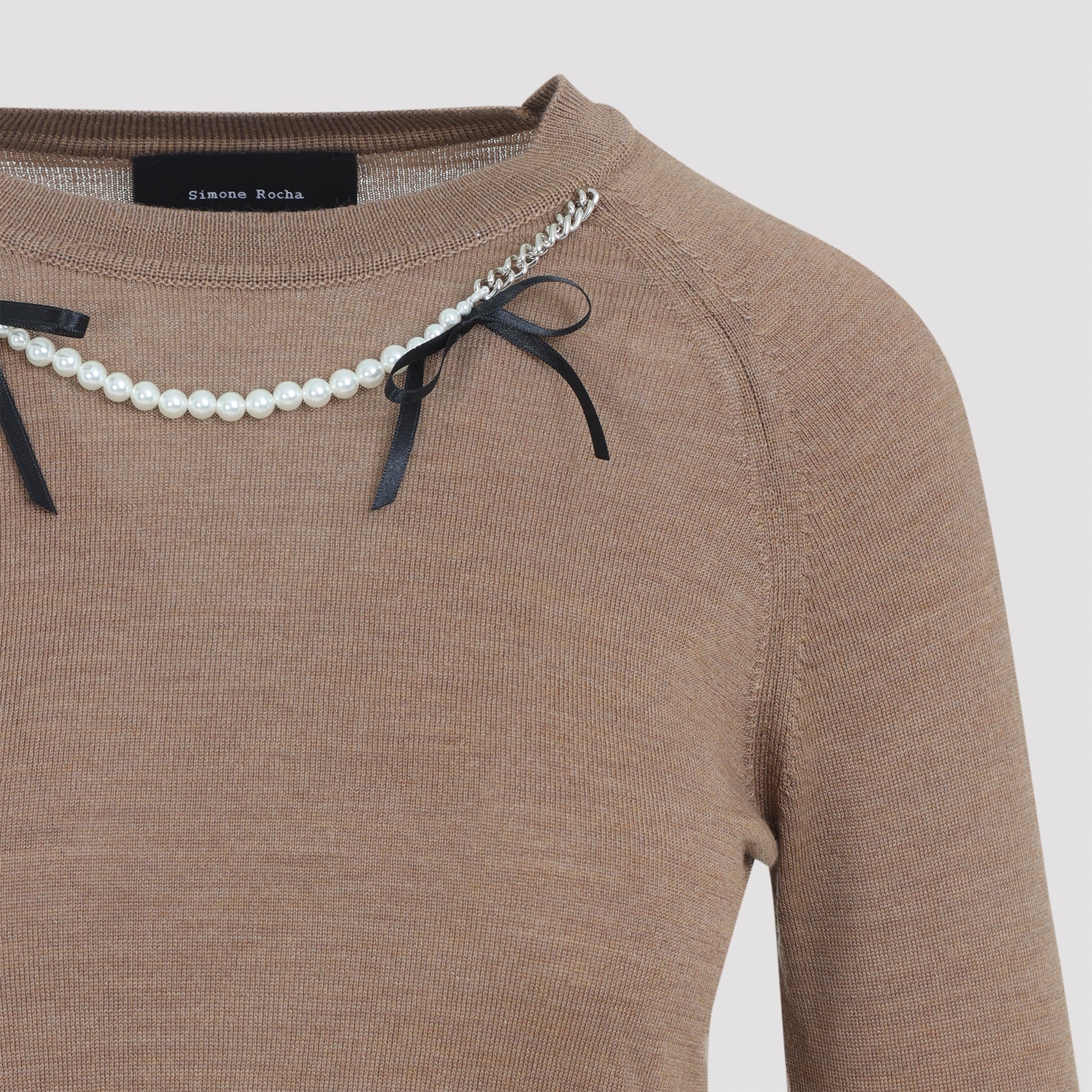 SIMONE ROCHA Luxurious Wool-Silk Blend Sweater