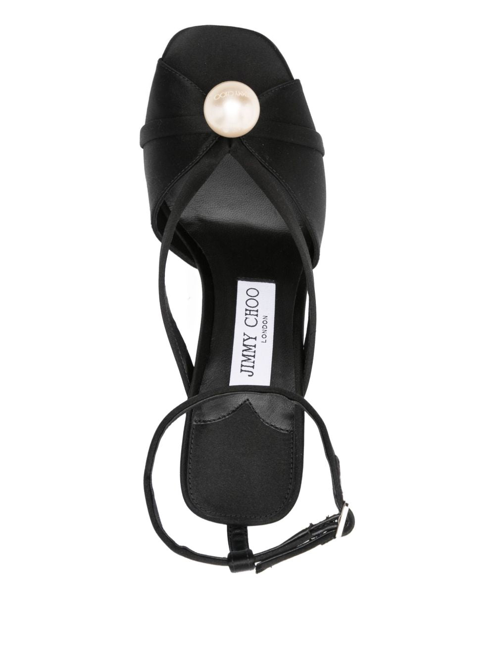 JIMMY CHOO Siva 95 Mini Satin Sandals