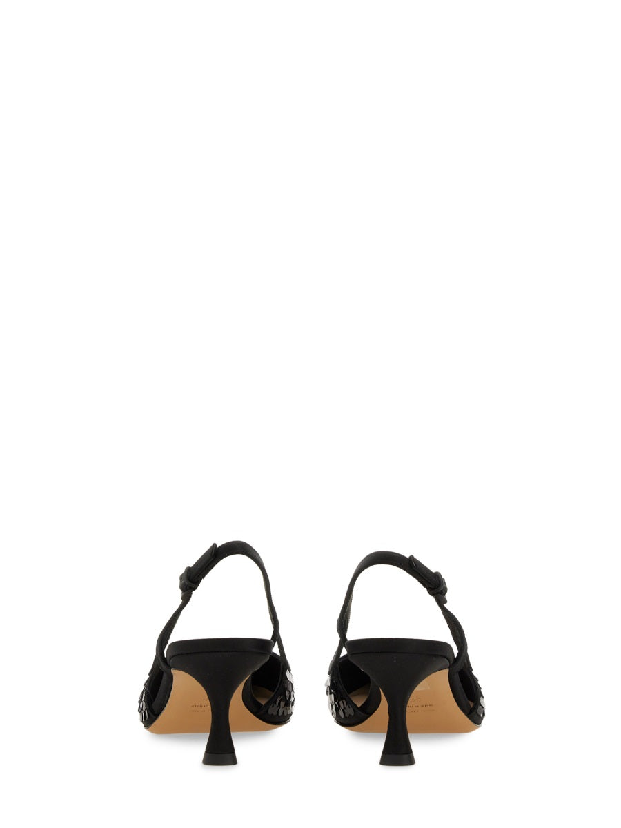 ROBERTO FESTA Silk Slingback Pumps