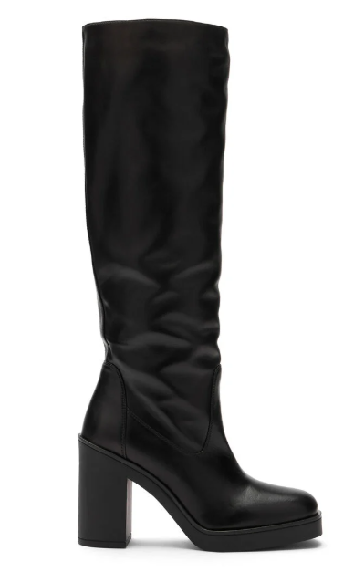 STUART WEITZMAN Sleek Leather Boots with Durable Outsole