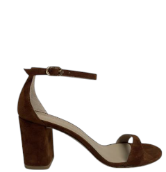 STUART WEITZMAN Luxe Saddle Leather Mini Sandals