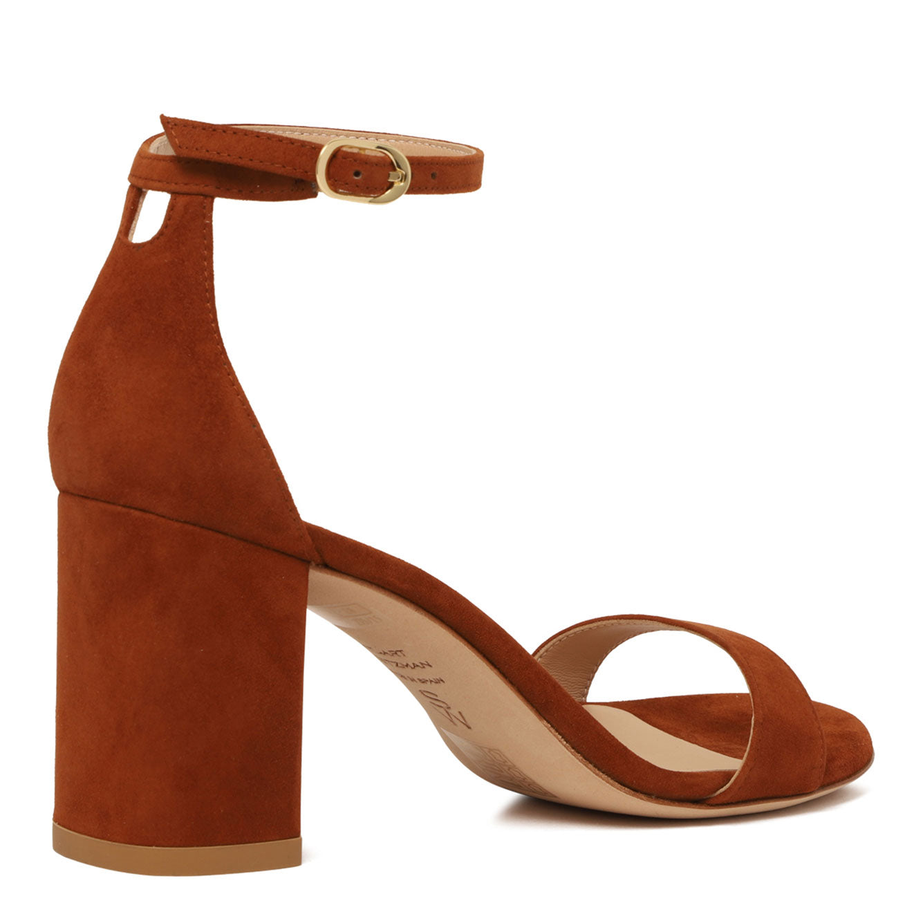 STUART WEITZMAN Luxe Saddle Leather Mini Sandals