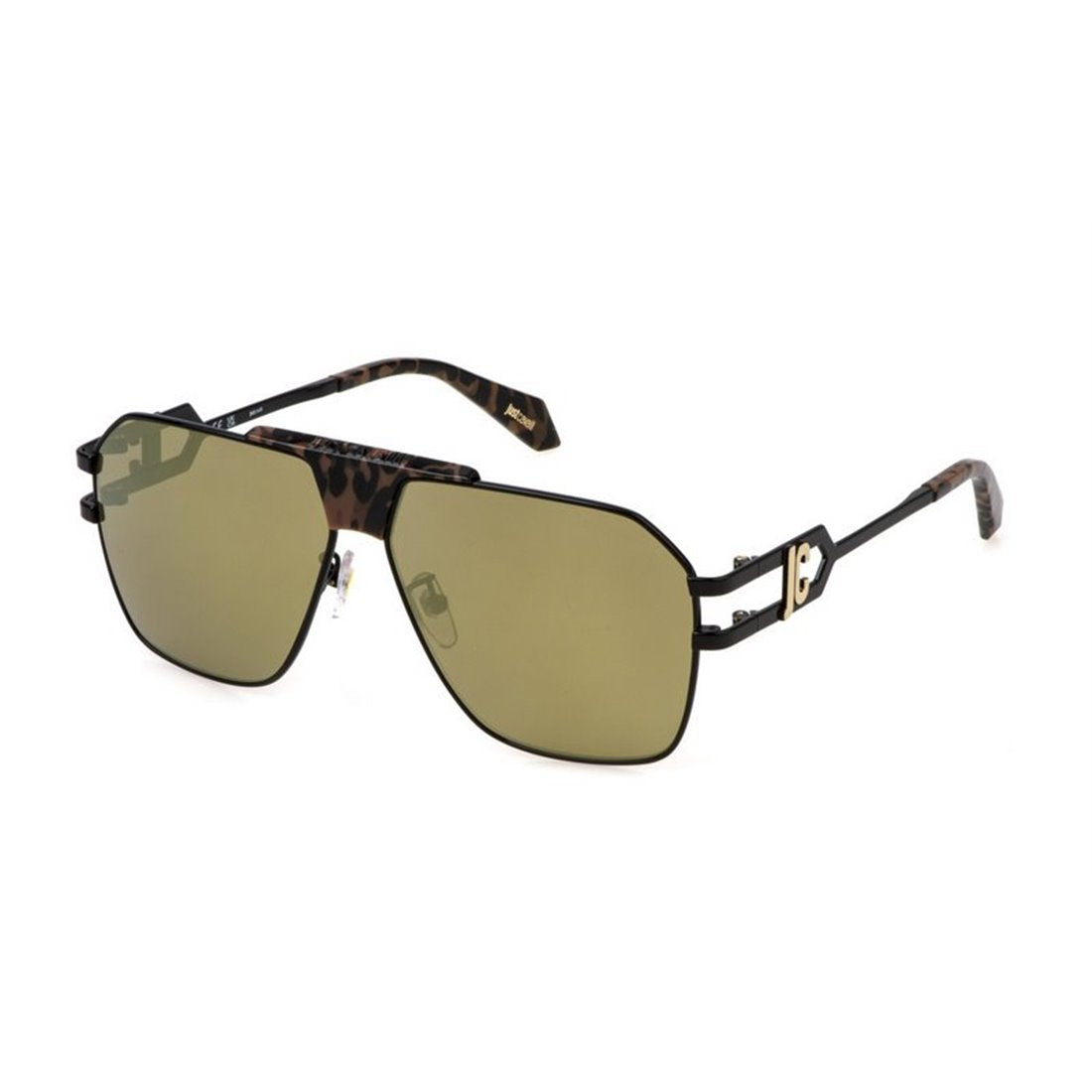 JUST CAVALLI Sleek Men's Sunglasses - Metallic Frame