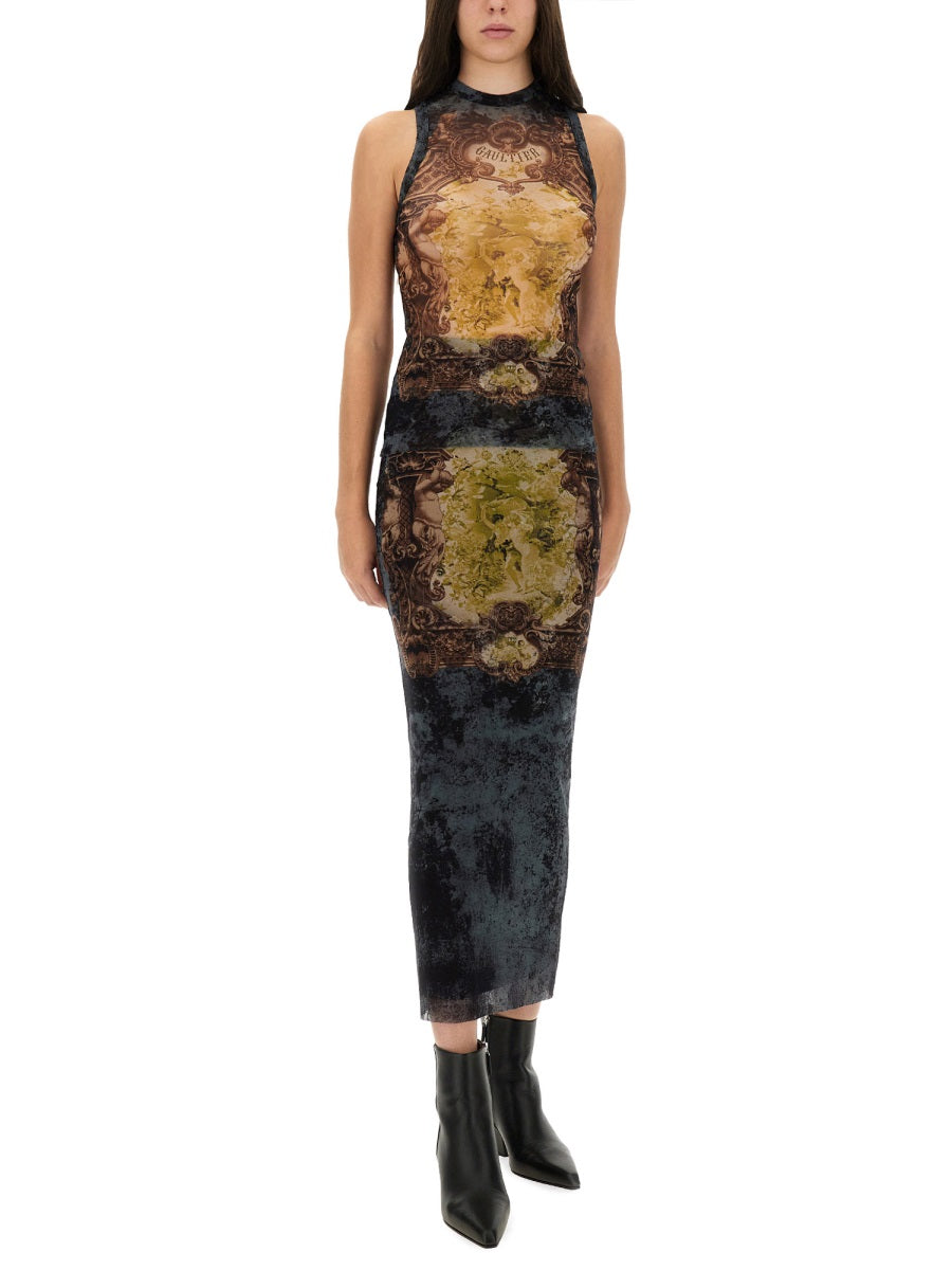 JEAN PAUL GAULTIER Multicolour Medallion Mini Skirt - Size S