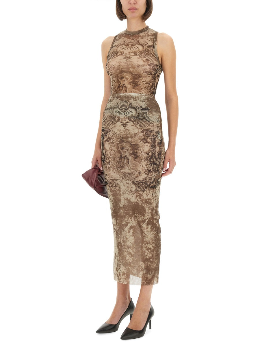 JEAN PAUL GAULTIER Multicolour Mini Polyamide Skirt for Women