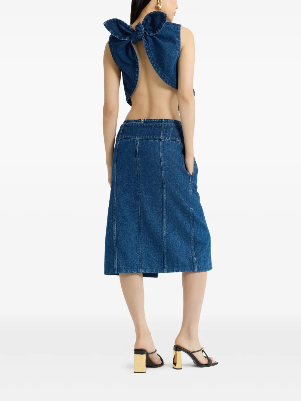 PATOU Belted Midi Skirt for Women - SS25 Collection