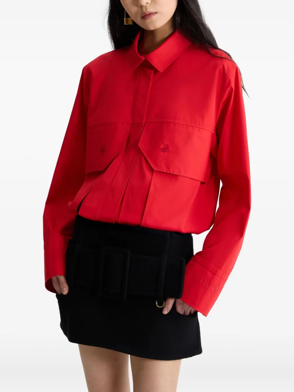 PATOU Chic Belted Mini Skirt for Women