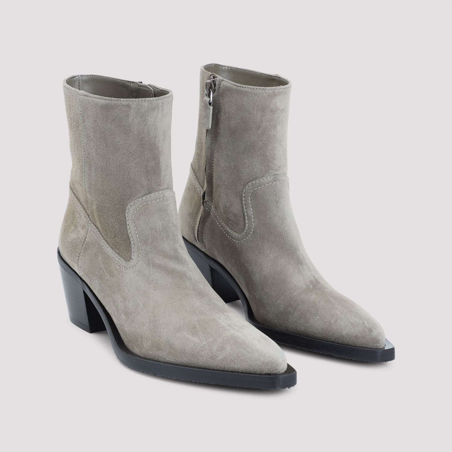 STUART WEITZMAN High Suede Boots - 6cm Heel