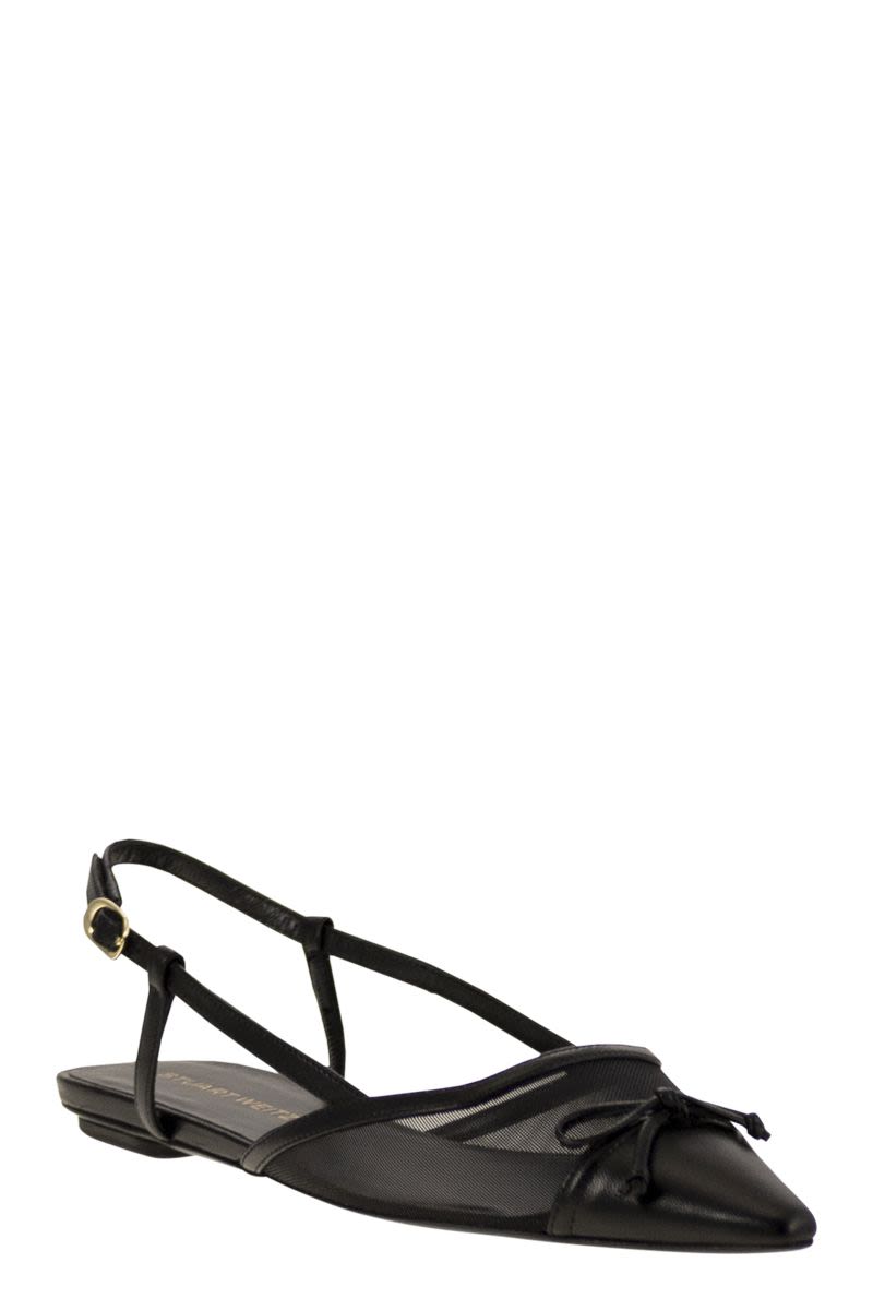 STUART WEITZMAN Artistic Slingback with Adjustable Strap - 15mm Heel
