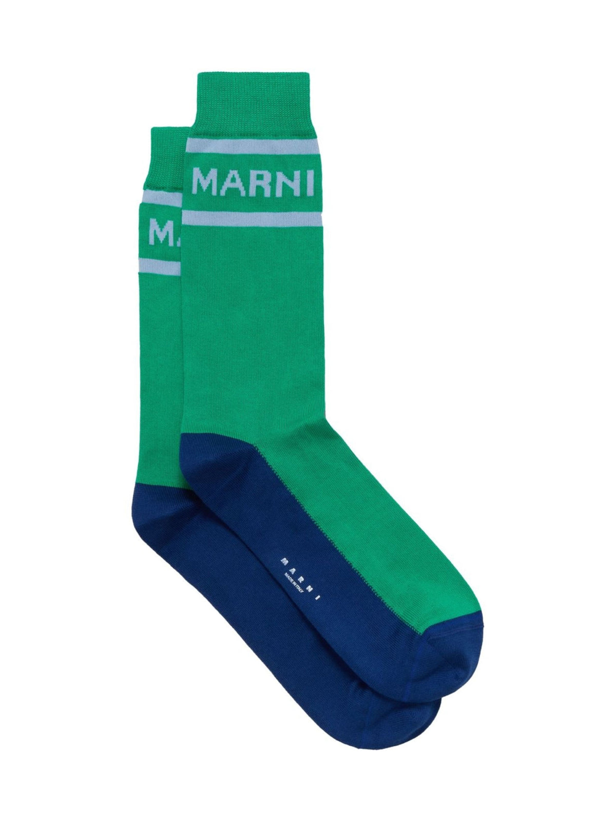 MARNI Logo Intarsia Color-Block Socks for Men