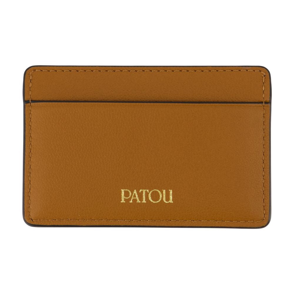 PATOU Mini Leather Card Holder