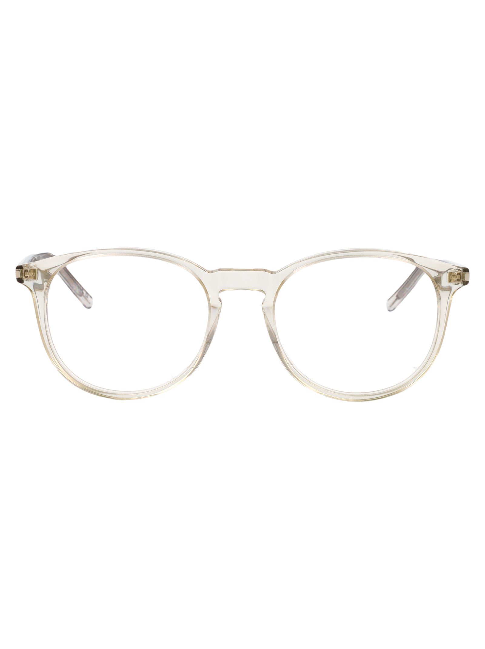 SAINT LAURENT Transparent Recycled Acetate Optical Glasses