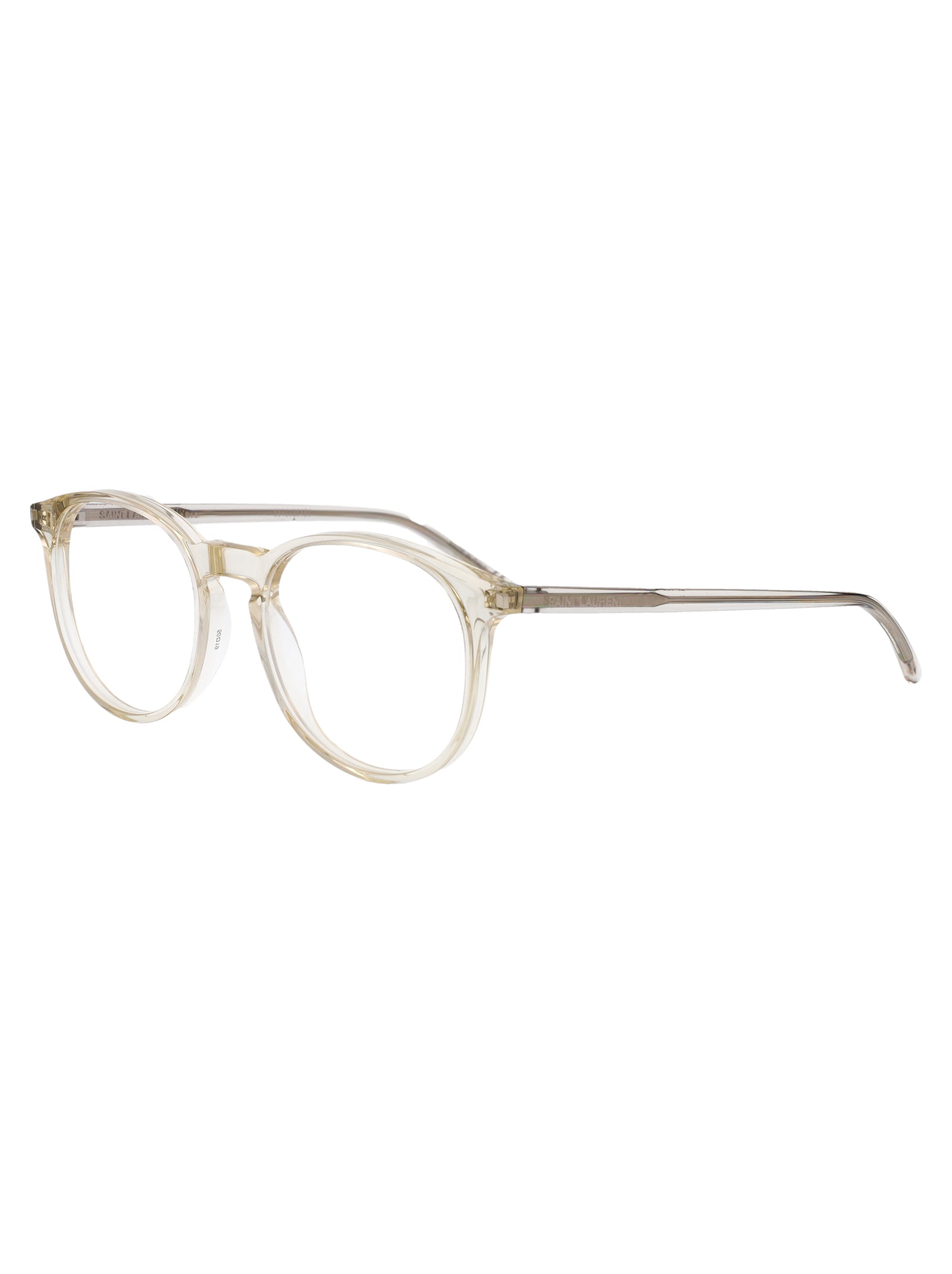 SAINT LAURENT Transparent Recycled Acetate Optical Glasses