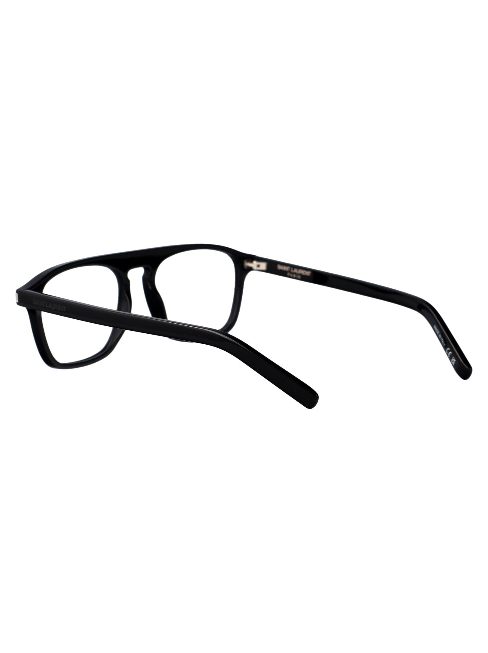 SAINT LAURENT Stylish Transparent Acetate Glasses for Men