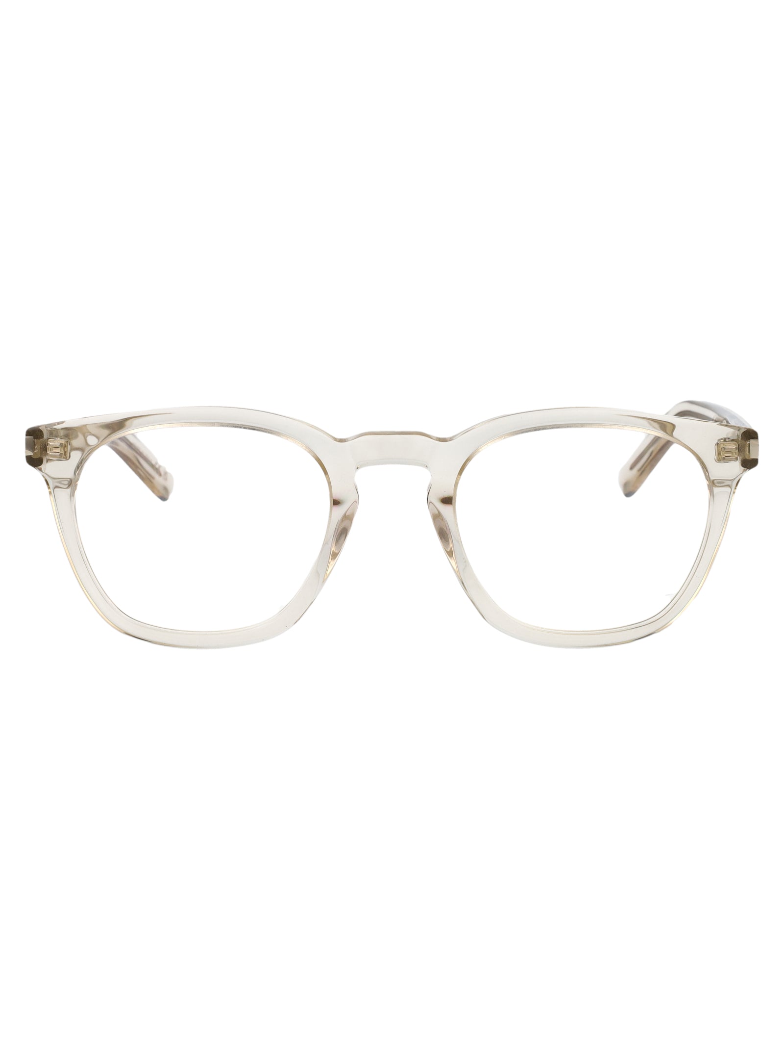 SAINT LAURENT Transparent Recycled Acetate Optical Glasses