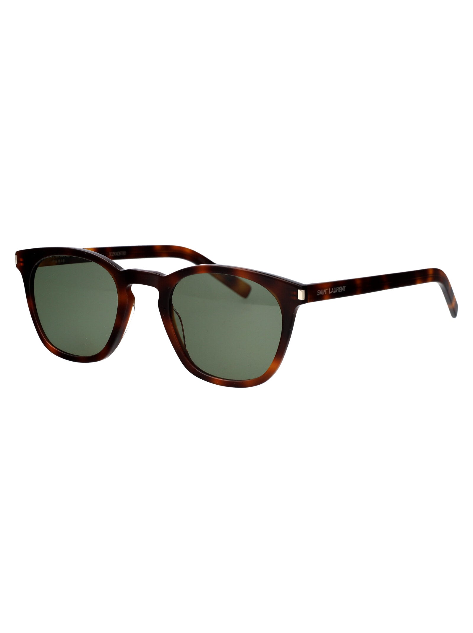 SAINT LAURENT Slim Havana Sunglasses