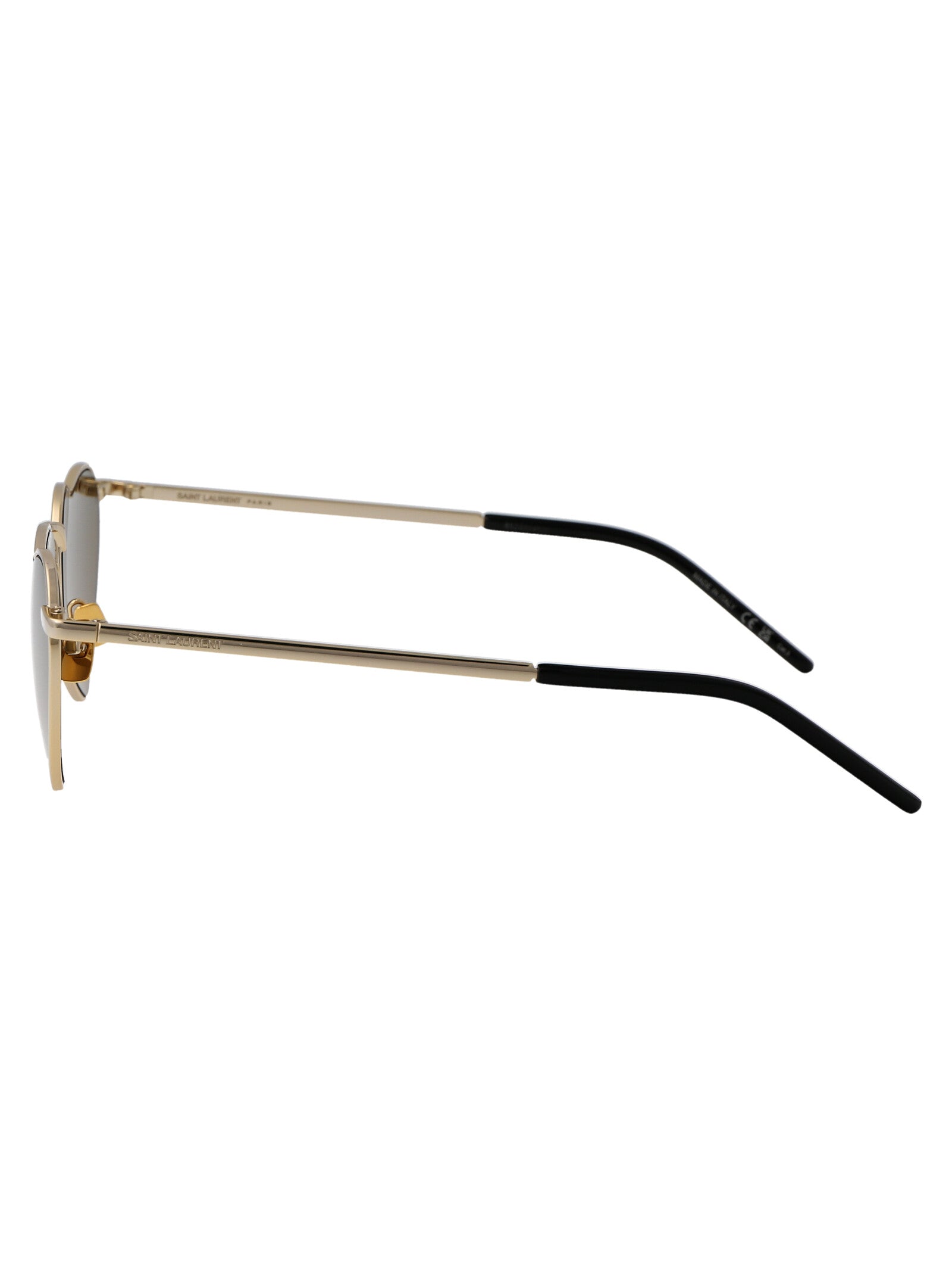 SAINT LAURENT Gold Metal Sunglasses - SL 301 Loulou