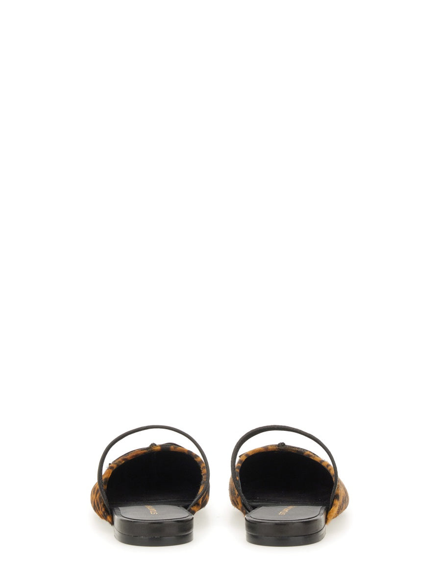 STUART WEITZMAN Animalier Leather Flats