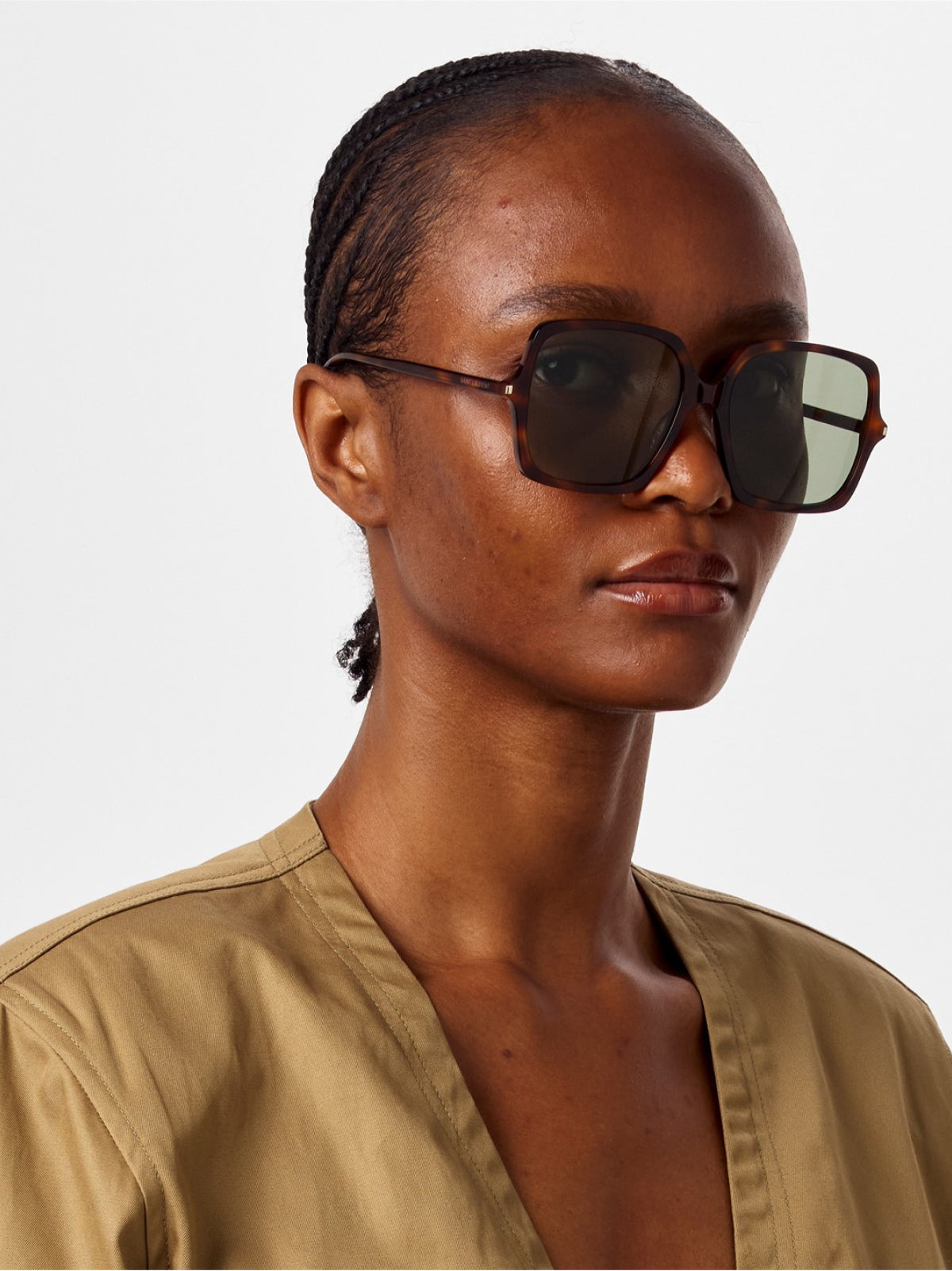 SAINT LAURENT SL591 Logo Mini Sunglasses with 57 mm Lenses