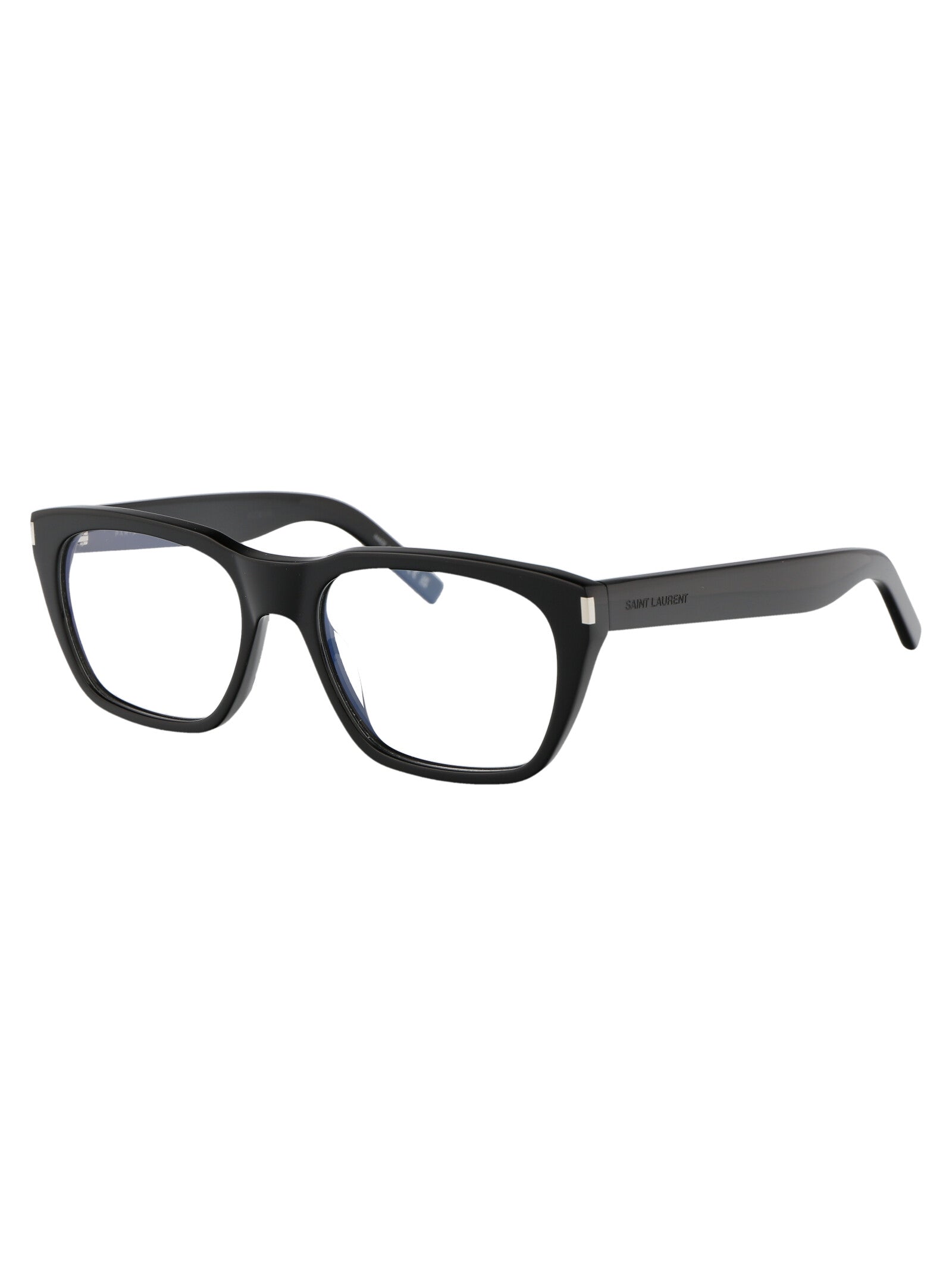 SAINT LAURENT Transparent Acetate Optical Glasses for Women