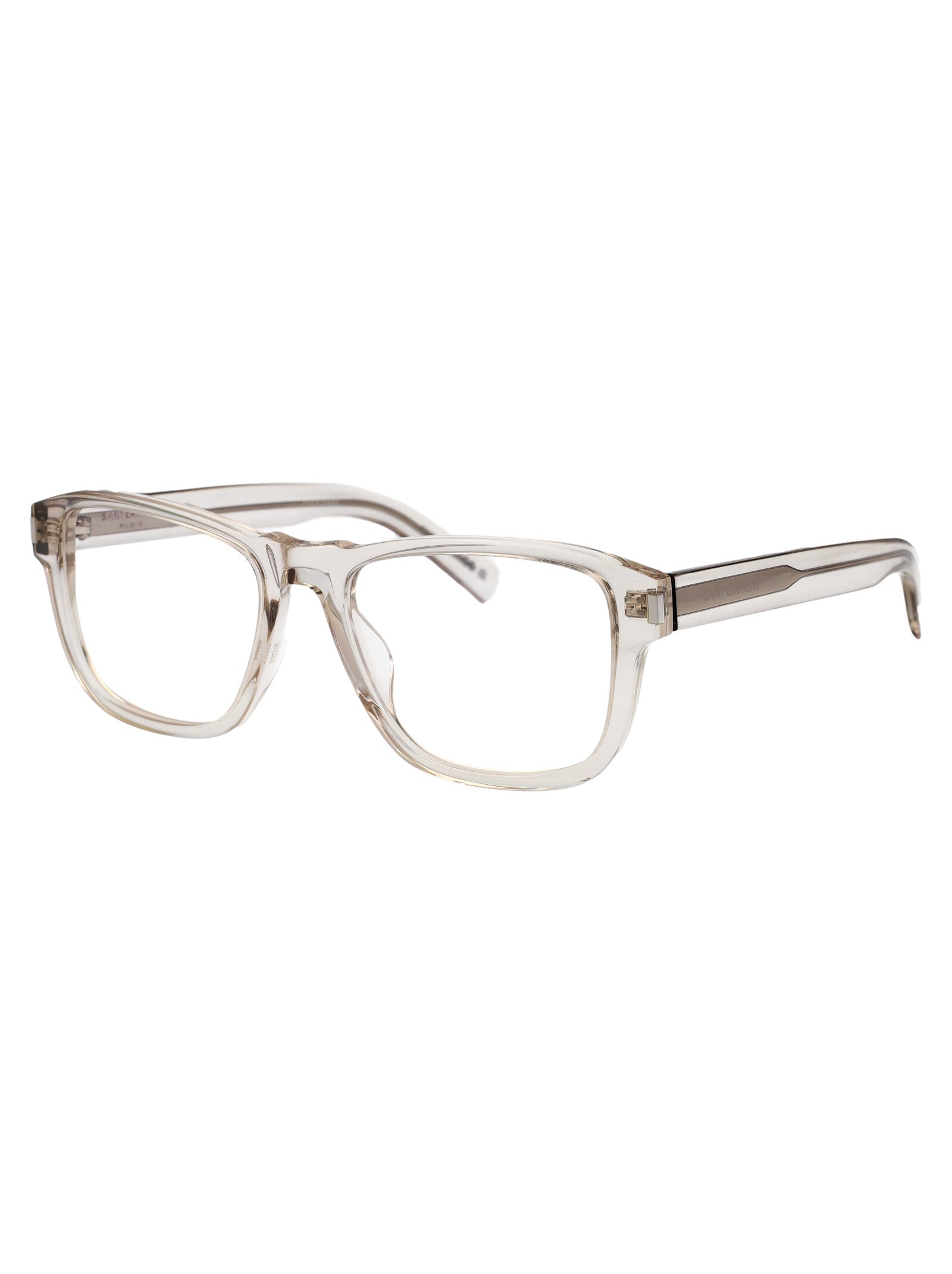 SAINT LAURENT Transparent Resin Optical Glasses for Women