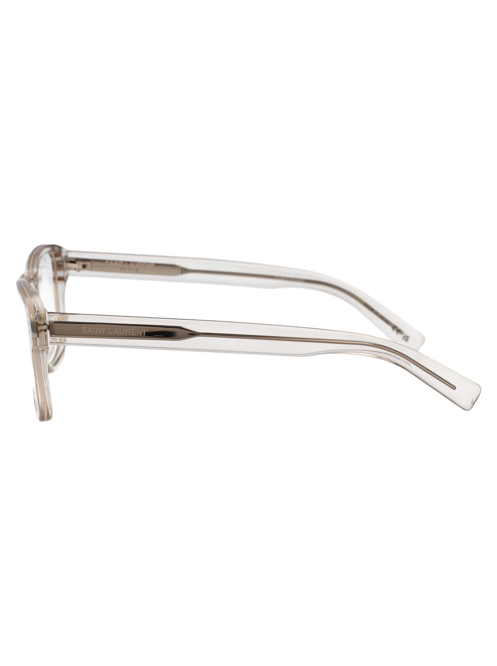 SAINT LAURENT Transparent Resin Optical Glasses for Women