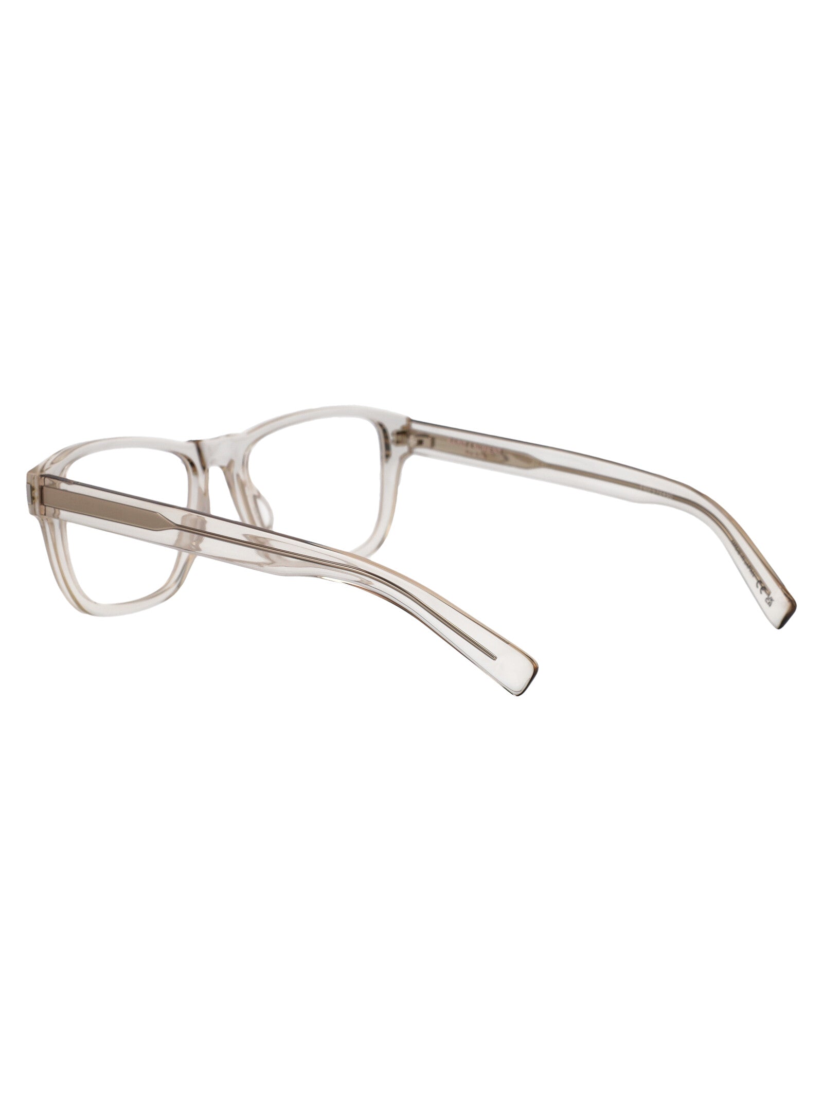 SAINT LAURENT Transparent Resin Optical Glasses for Women